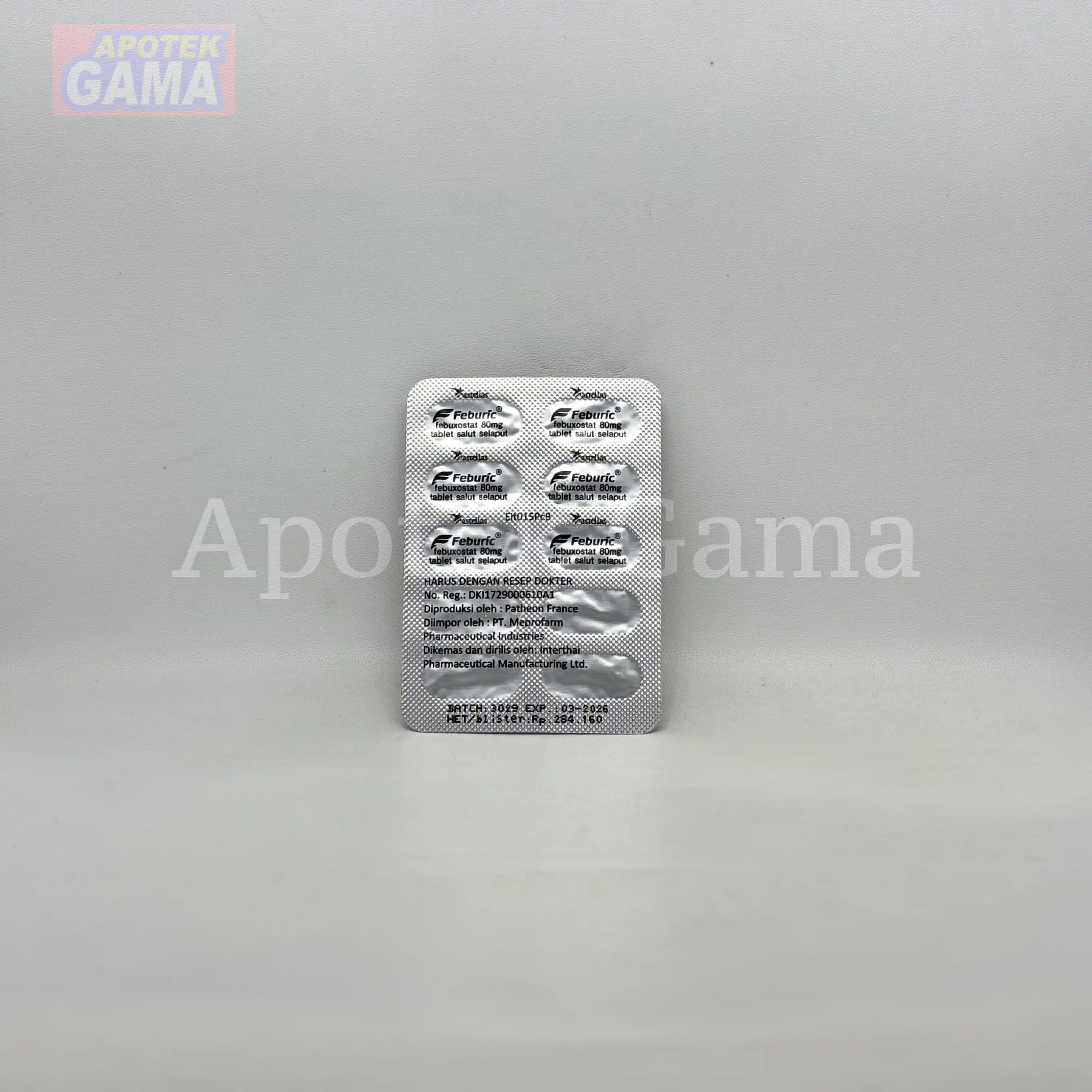 FEBURIC 80 MG 4