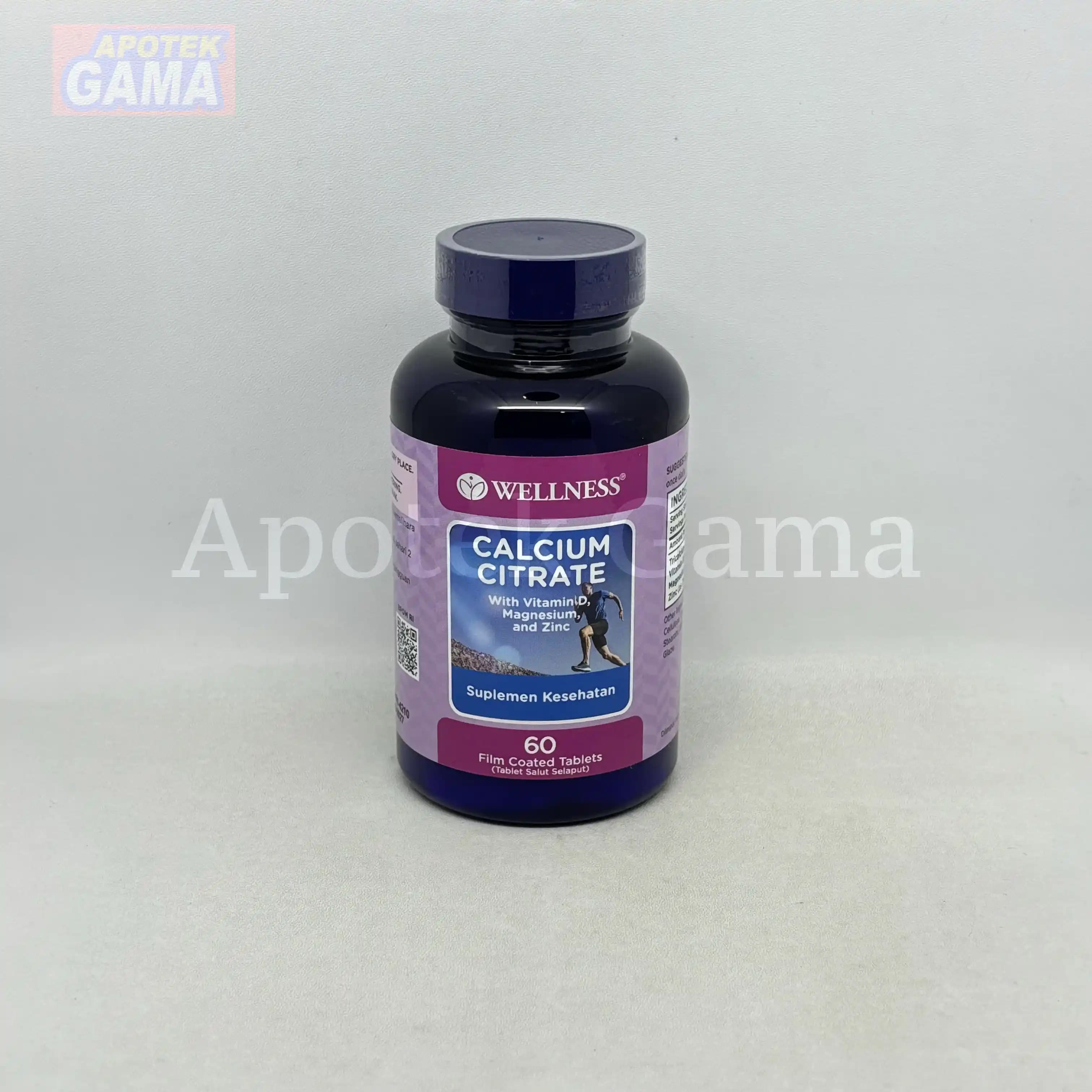 WELLNESS CALCIUM CITRATE 60S