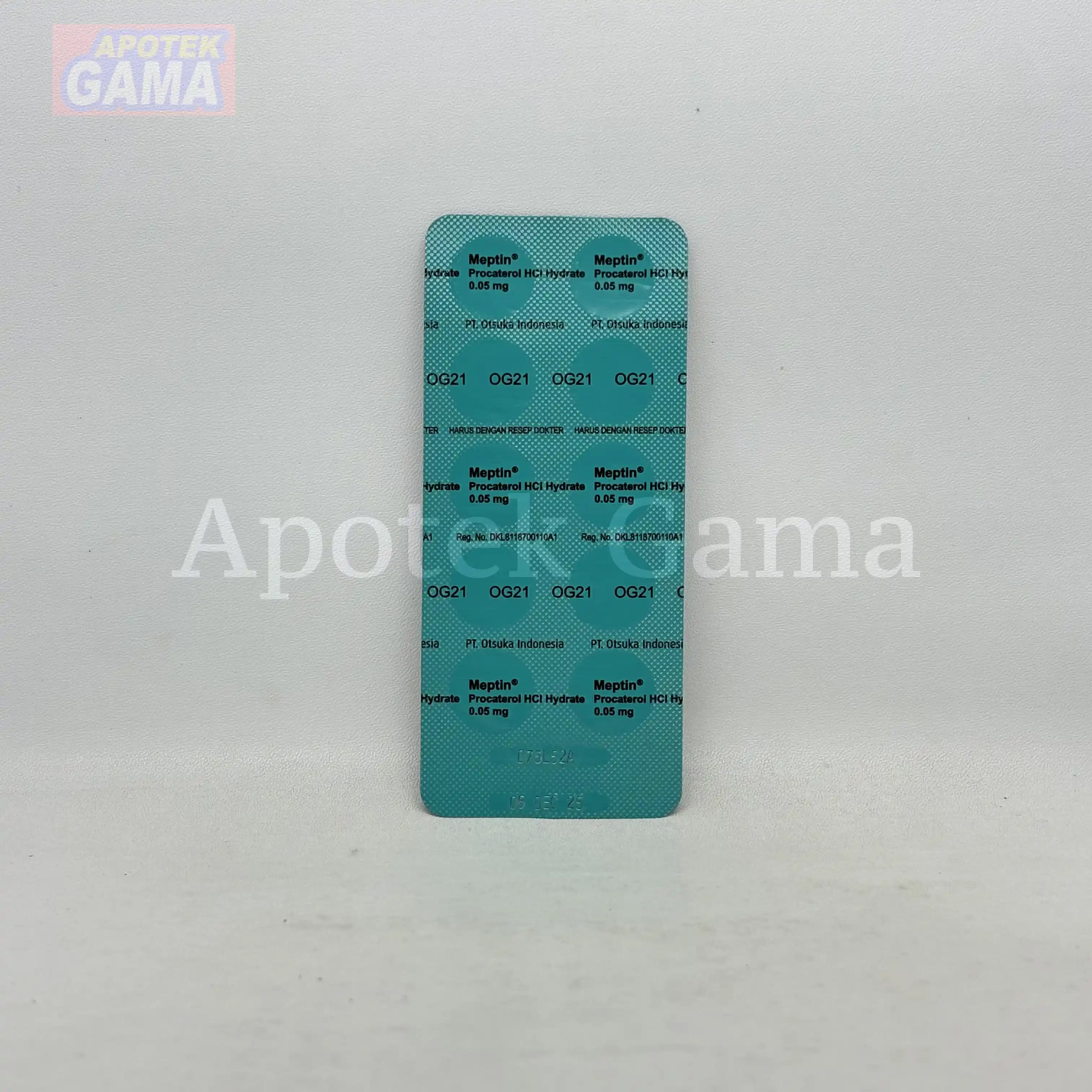 MEPTIN TAB  0.05/100 6