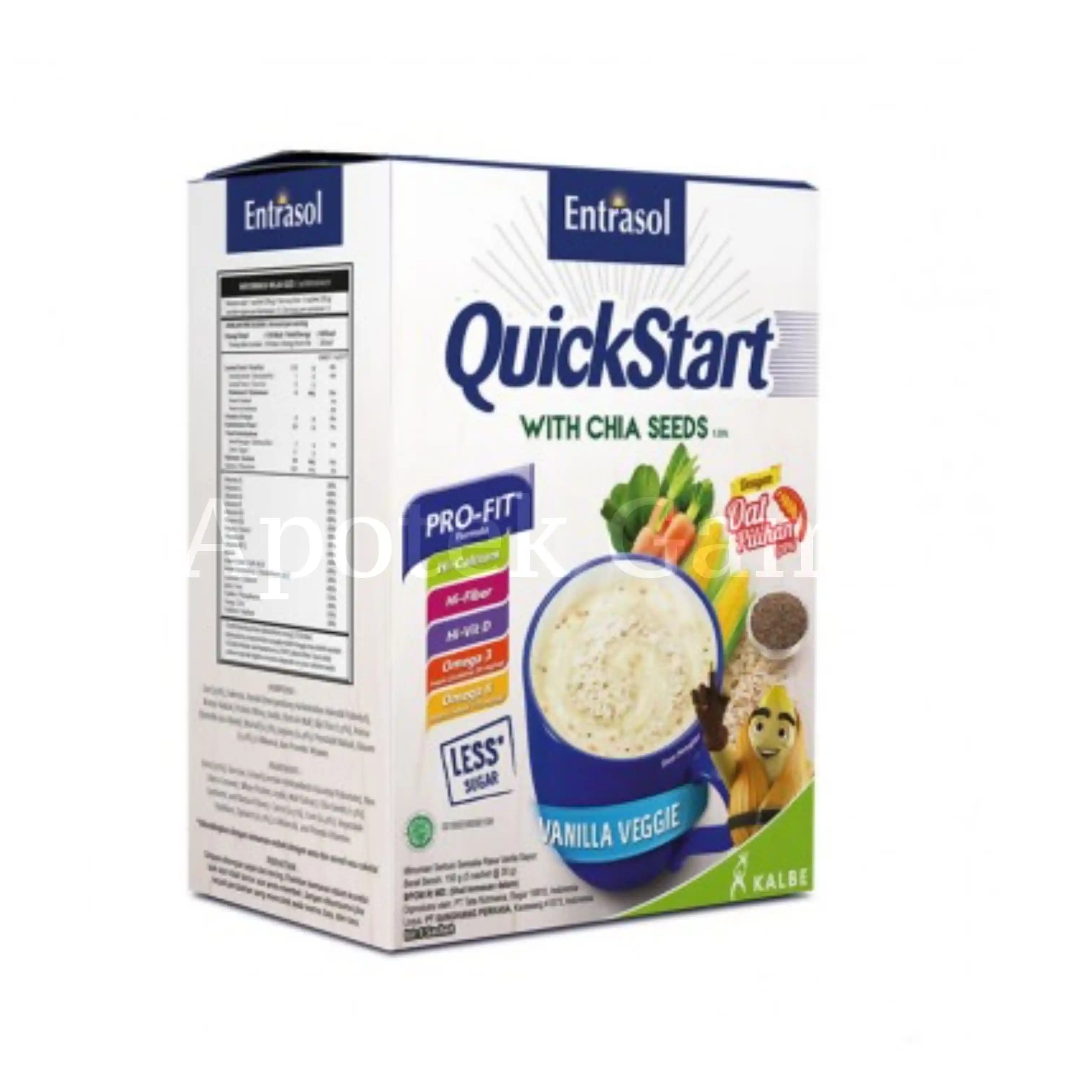 ENTRASOL QUICK VANILA 5X30GR