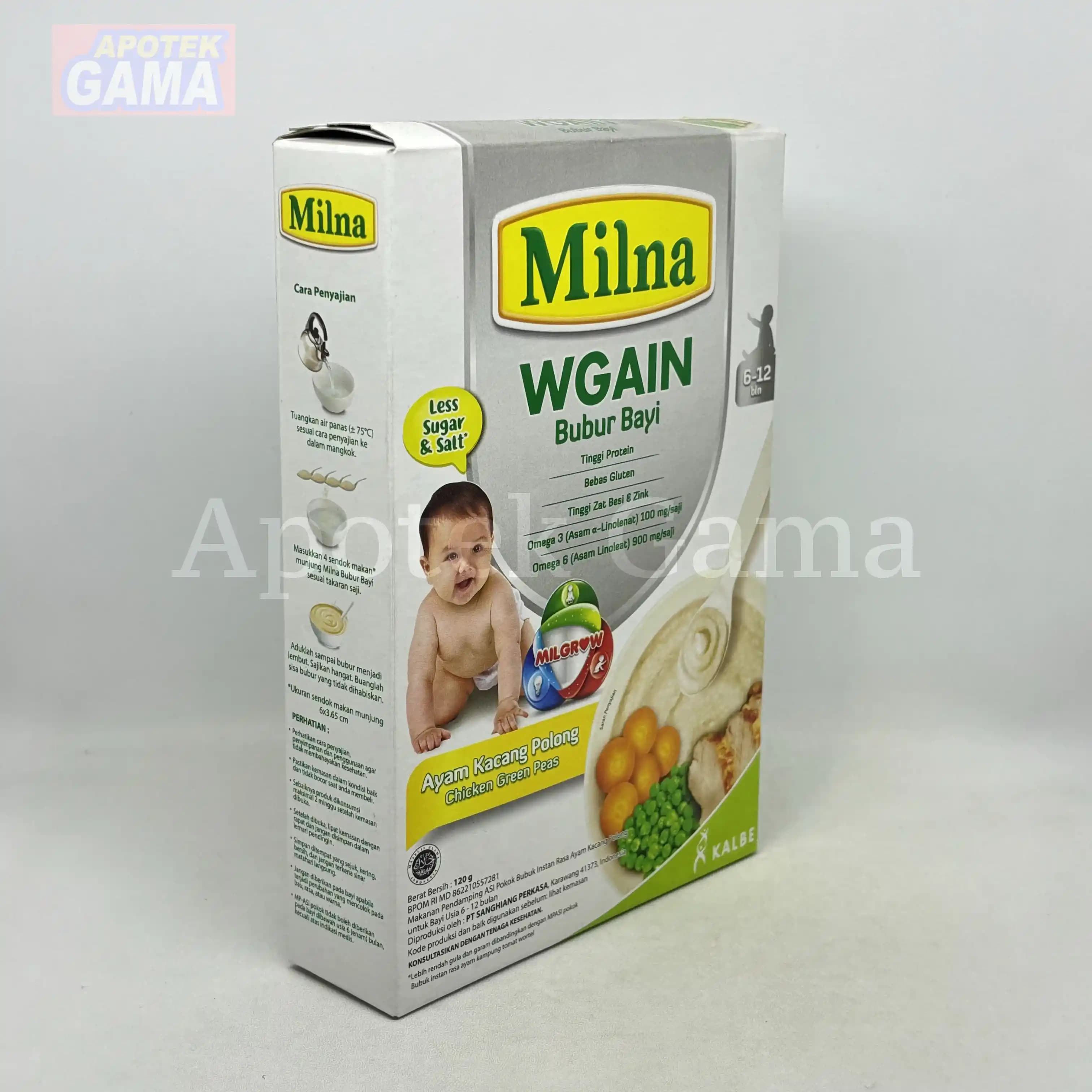 MILNA WGAIN 6+ AYAM KACANG POLONG 120 GR 2