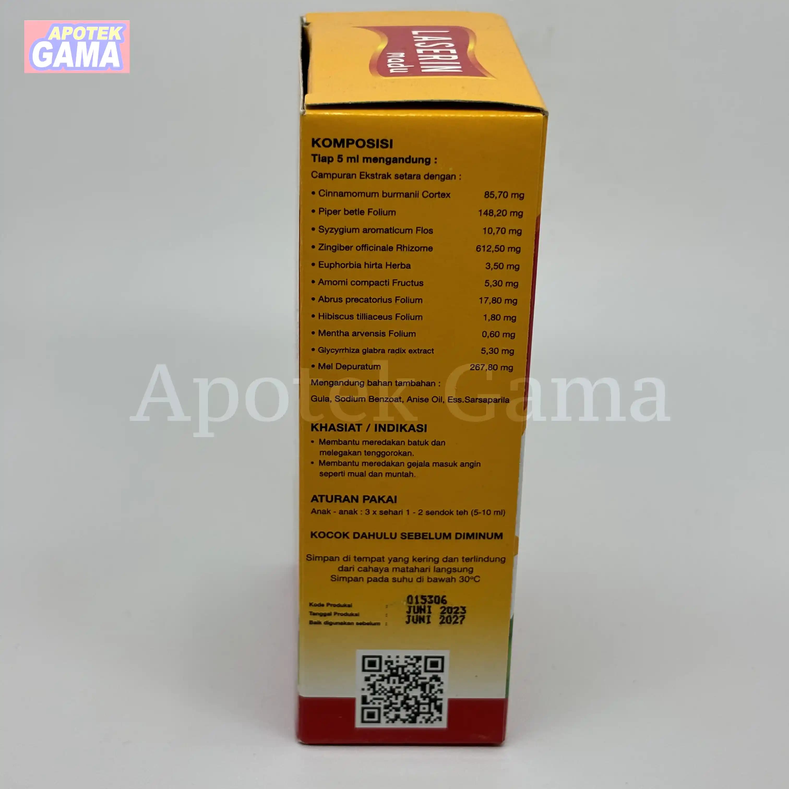 LASERIN SYR MADU 100ML 4