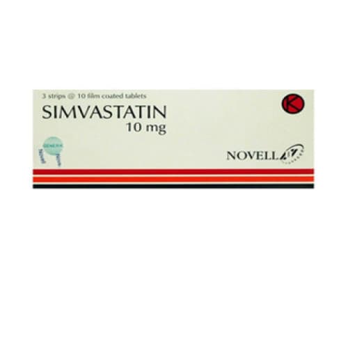 SIMVASTATIN TAB 10 (GEN) NOVEL
