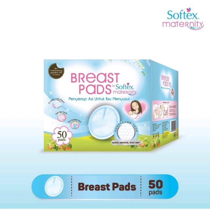 SOFTEX MATERNITY BREAST PAD 50S 16X50 3