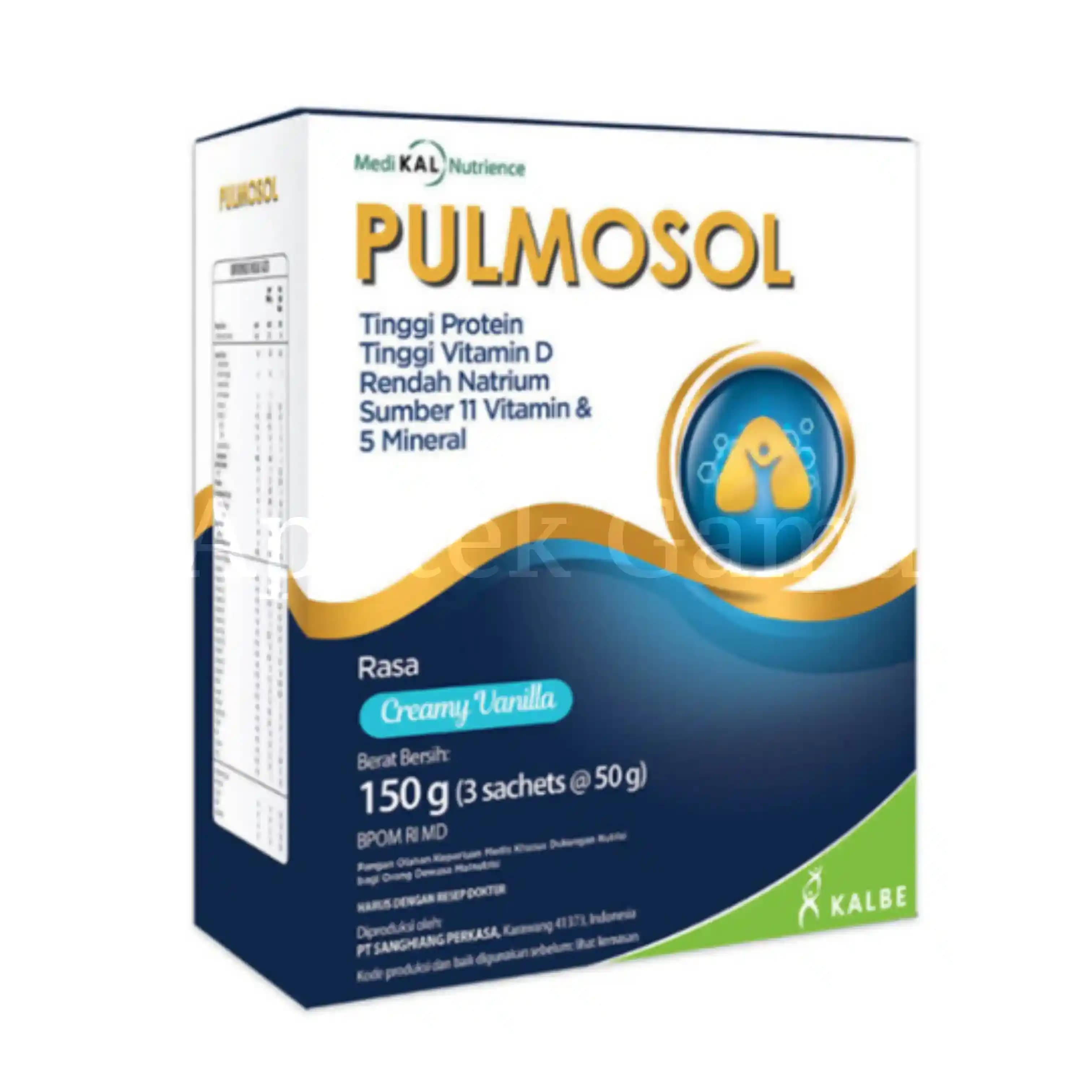 PULMOSOL VANILA 150 GR