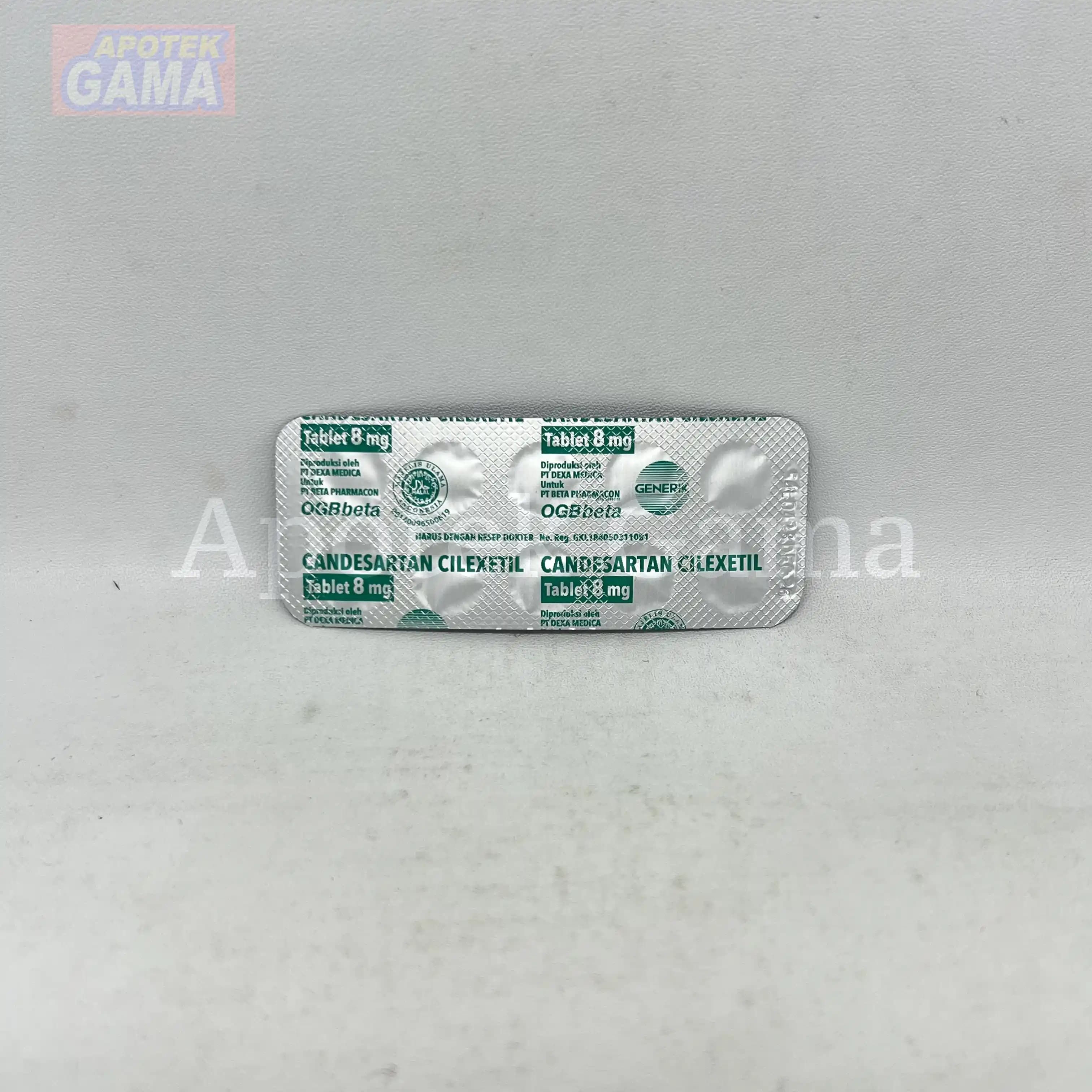 CANDESARTAN 8 MG 5