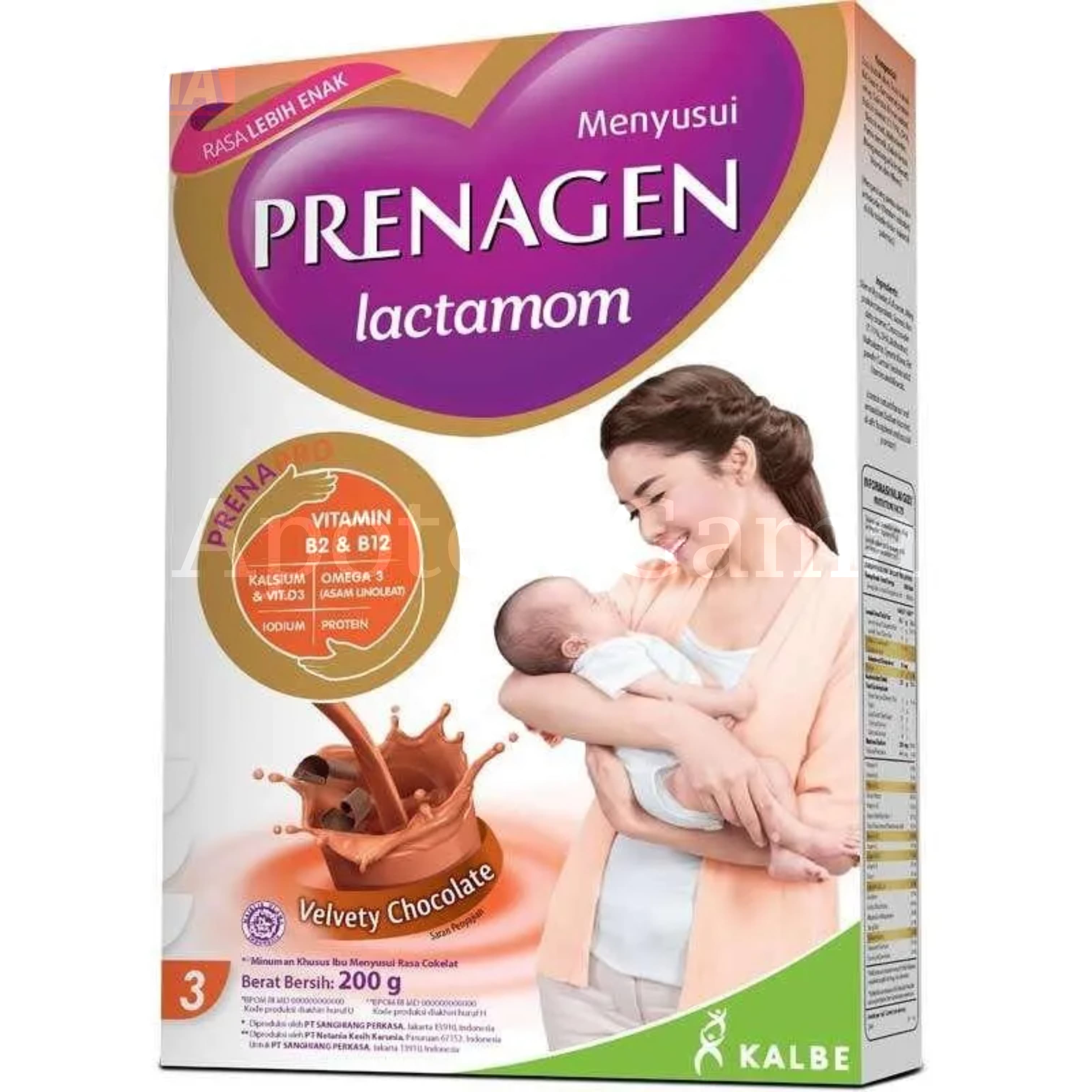 PRENAGEN LACTAMOM COKLAT 180GR 2