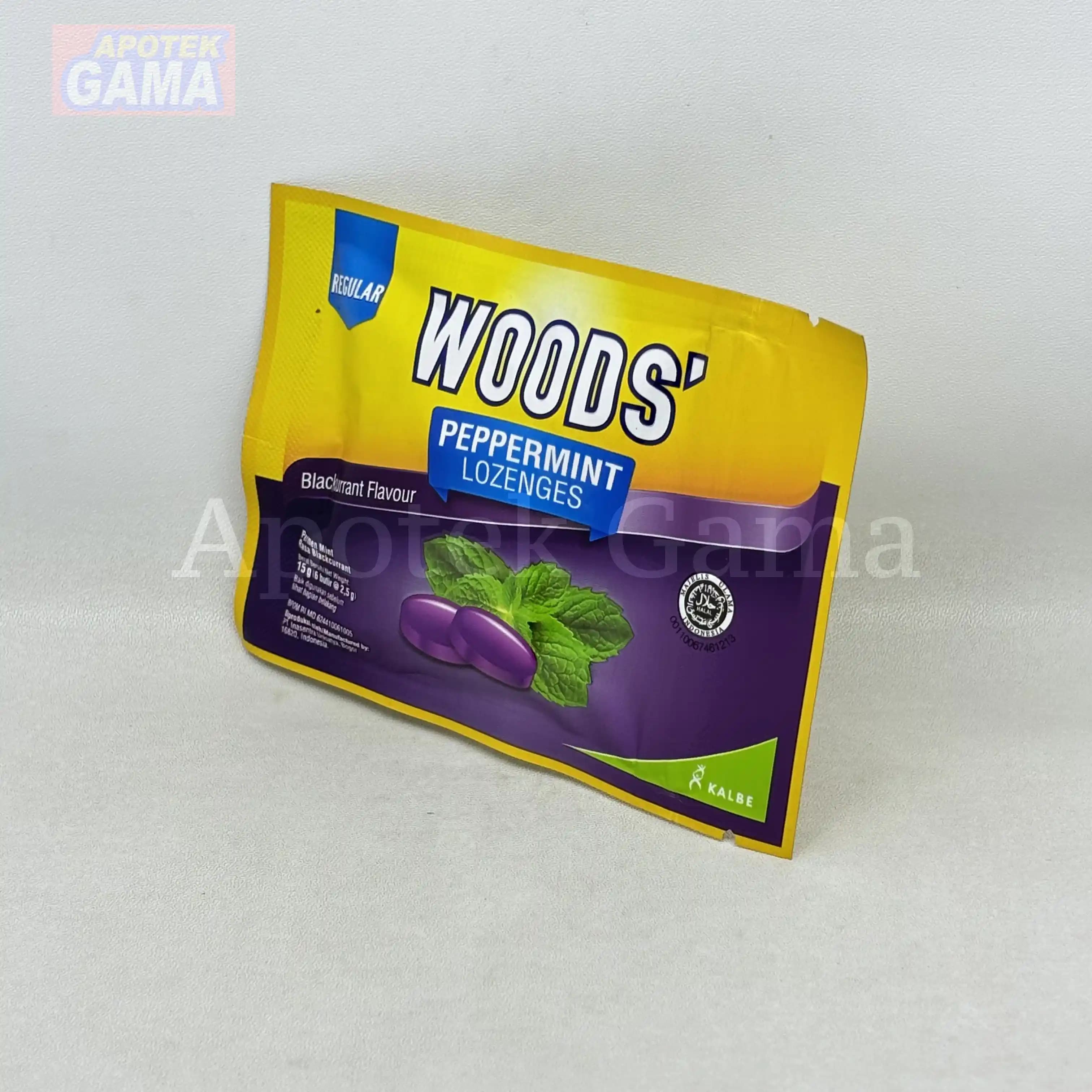 WOOD PEPPERMINT LOZENGES BLACKCURRANT 4