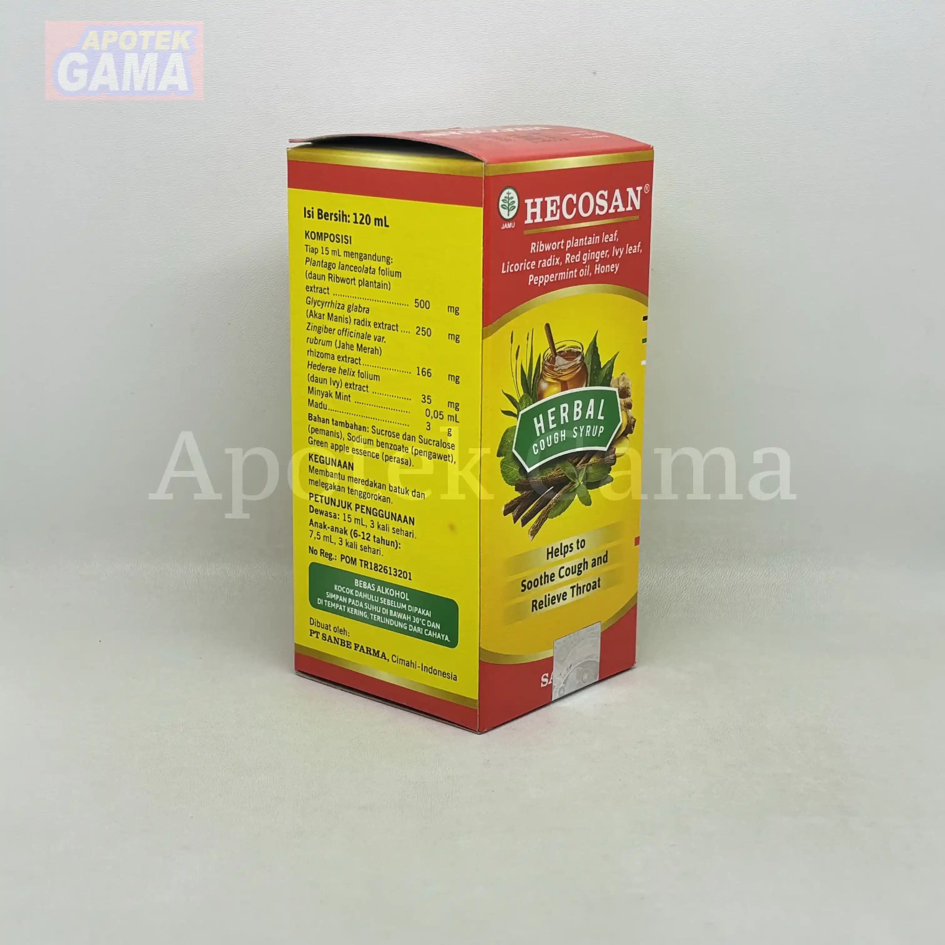 HECOSAN SYRUP 120 ML 4