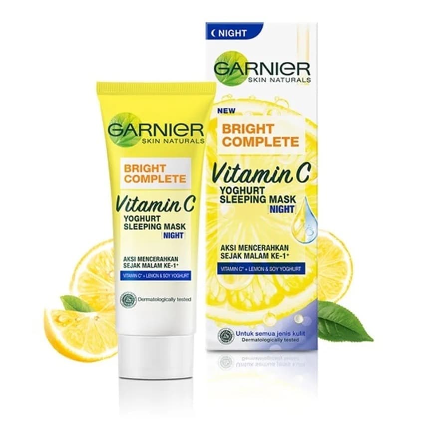 GARNIER BRIGHT COMPLETE VITAMIN C SLEEPING MASK 20ML