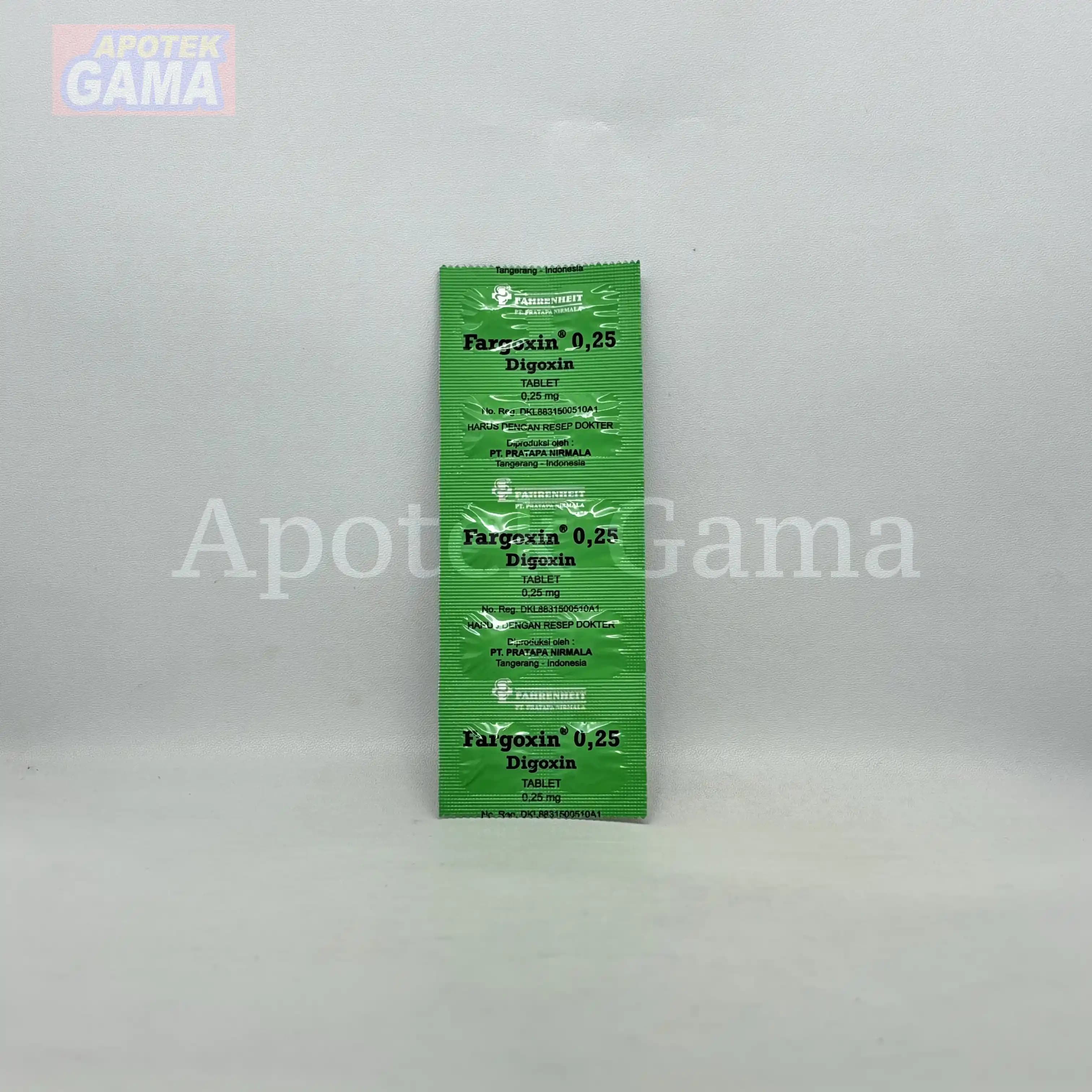 FARGOXIN 0.25 MG 5