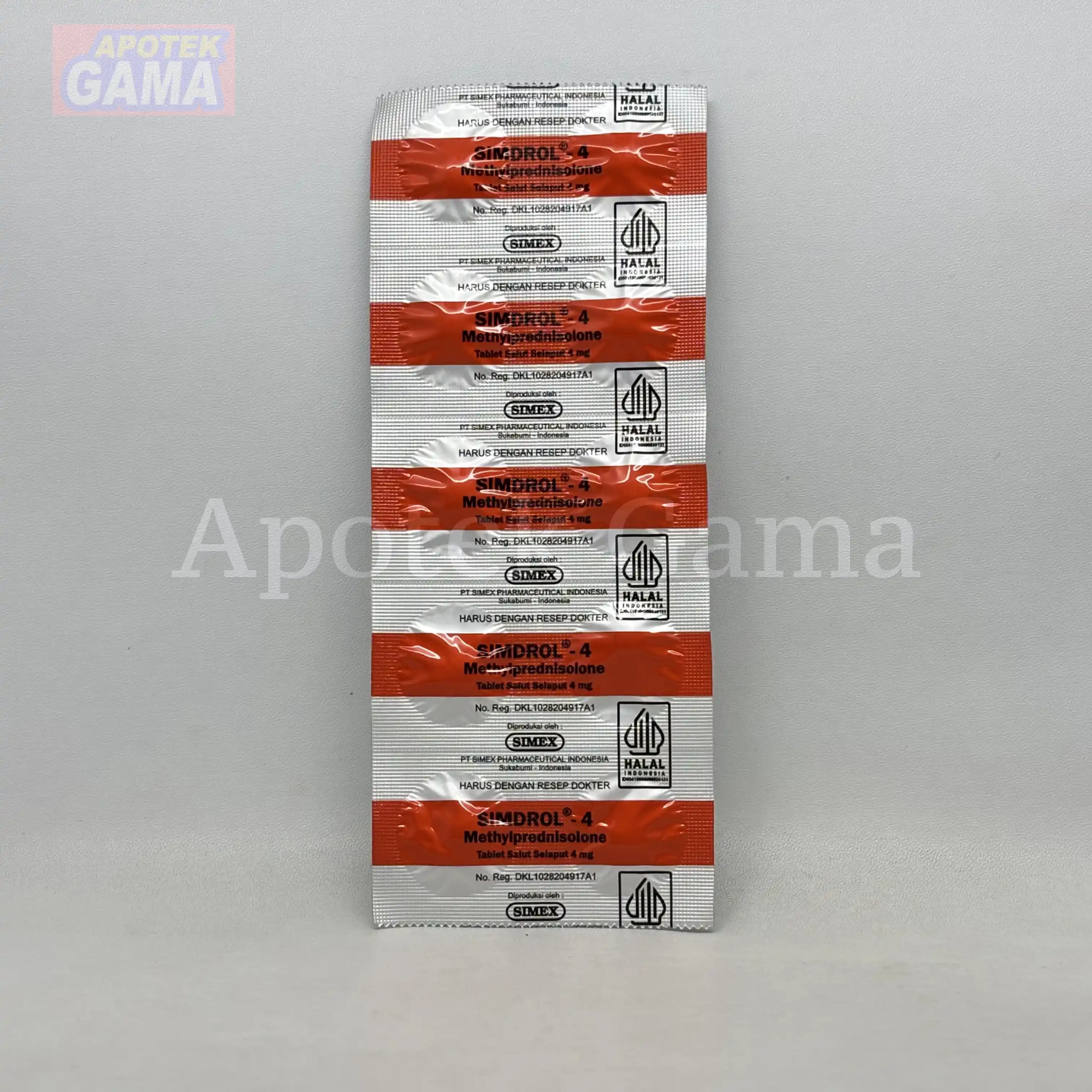 SIMDROL 4 MG TAB 3