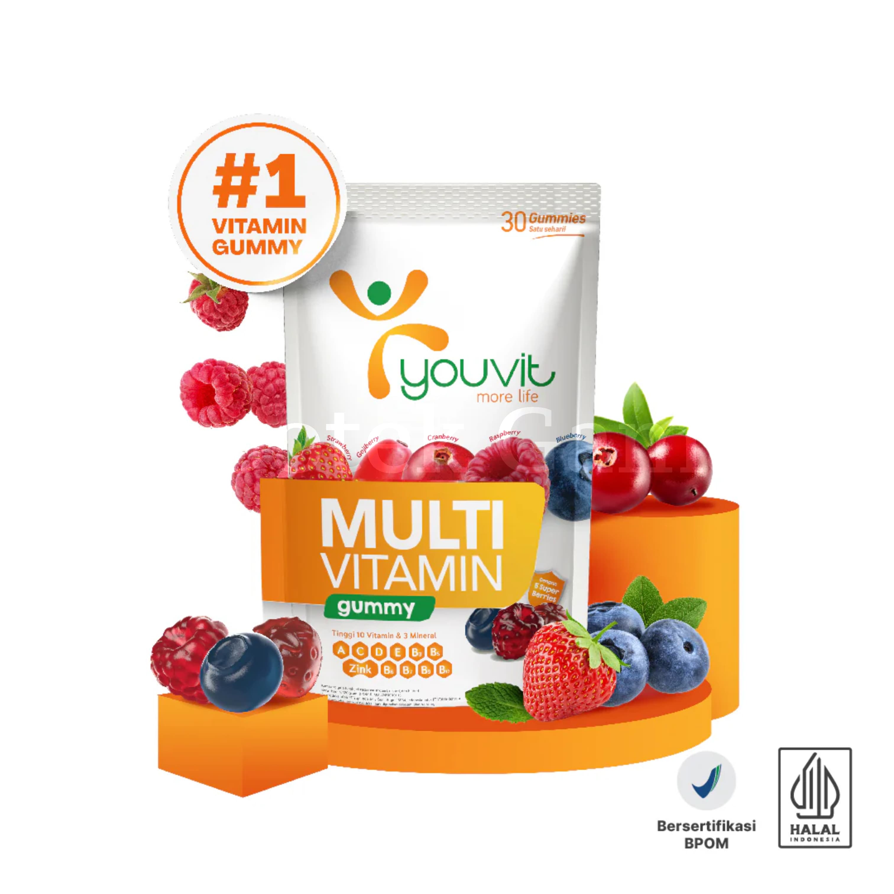 YOUVIT MULTIVITAMIN DEWASA 6SAC