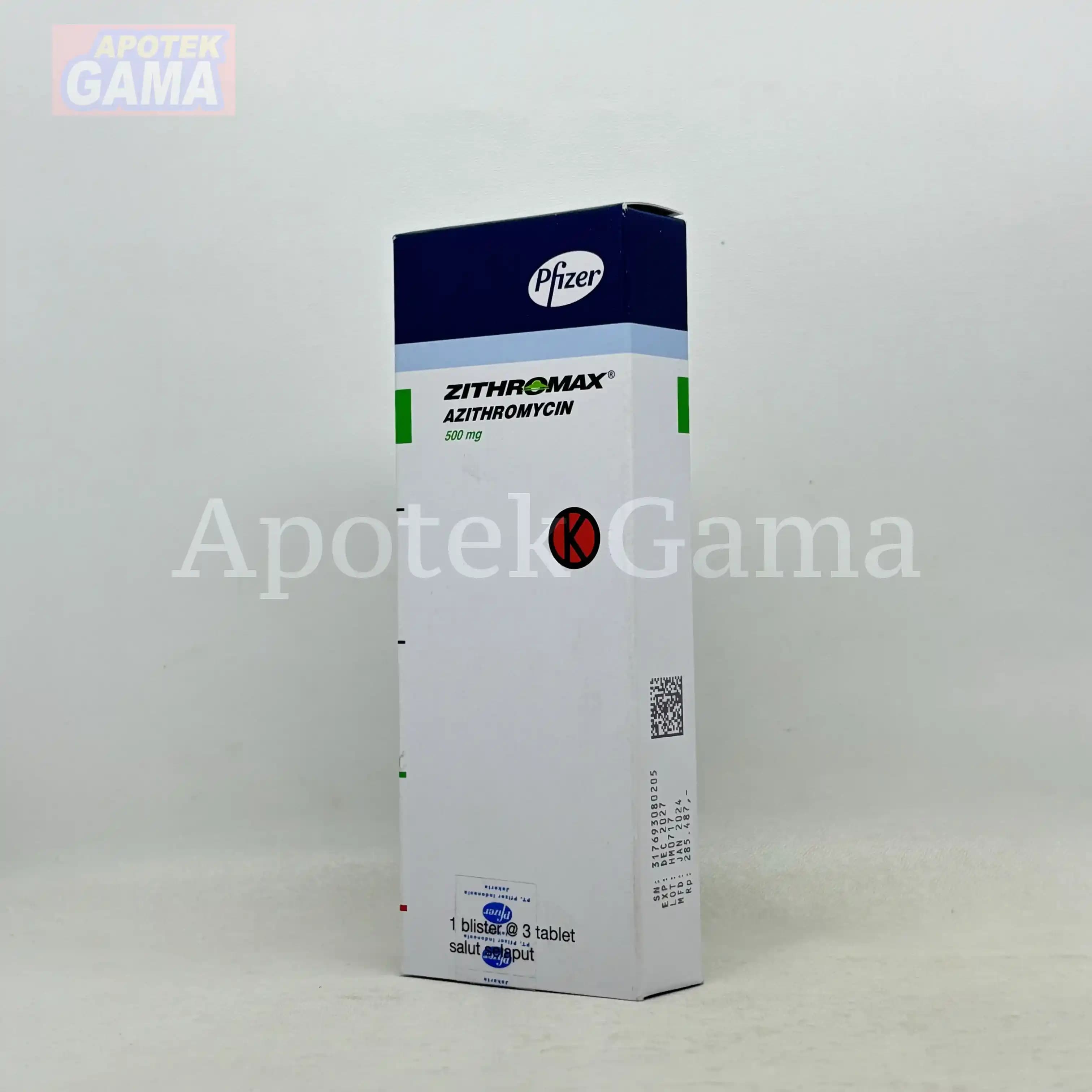 ZITHROMAX TAB 500
