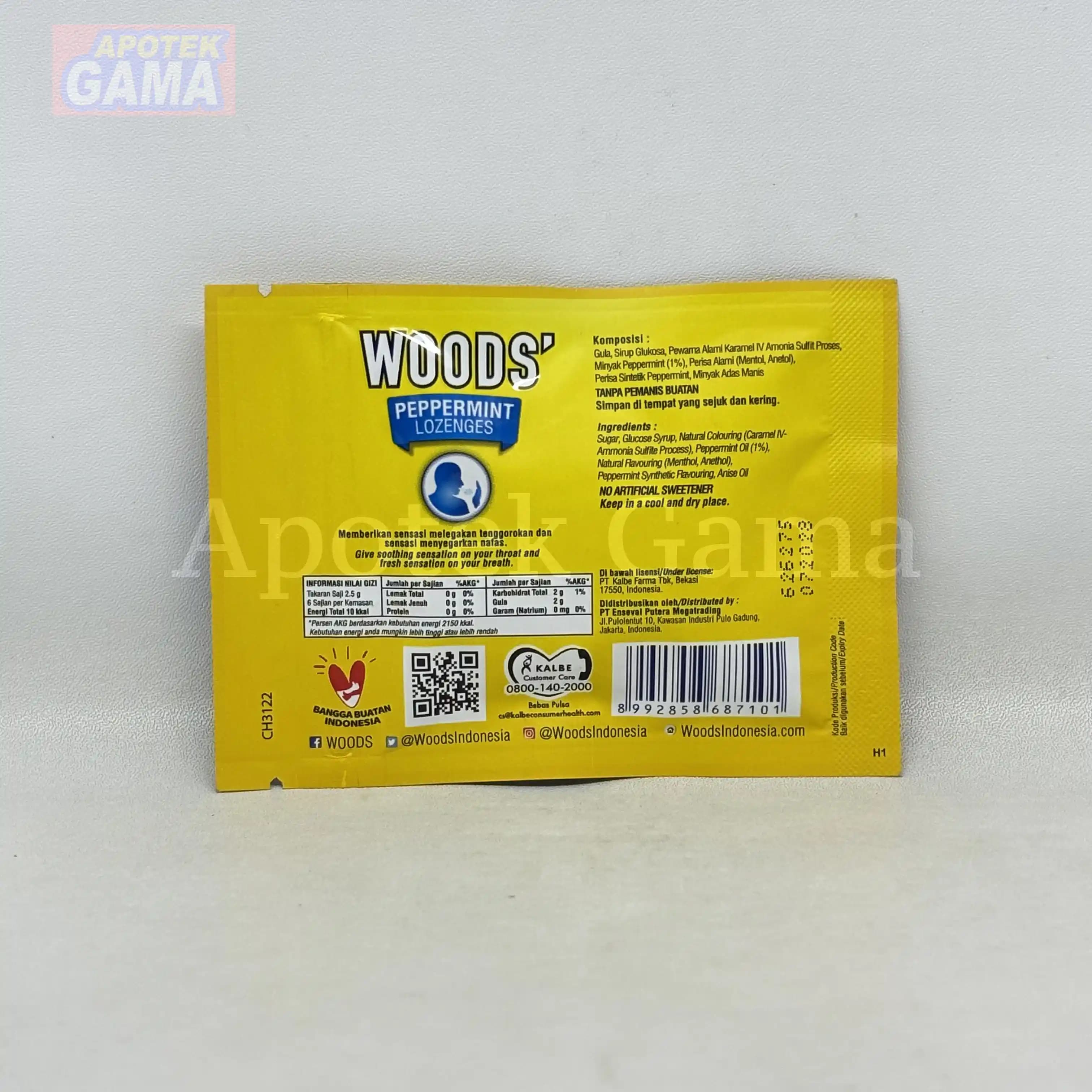 WOODS PEPPERMIN LOZENGES 2