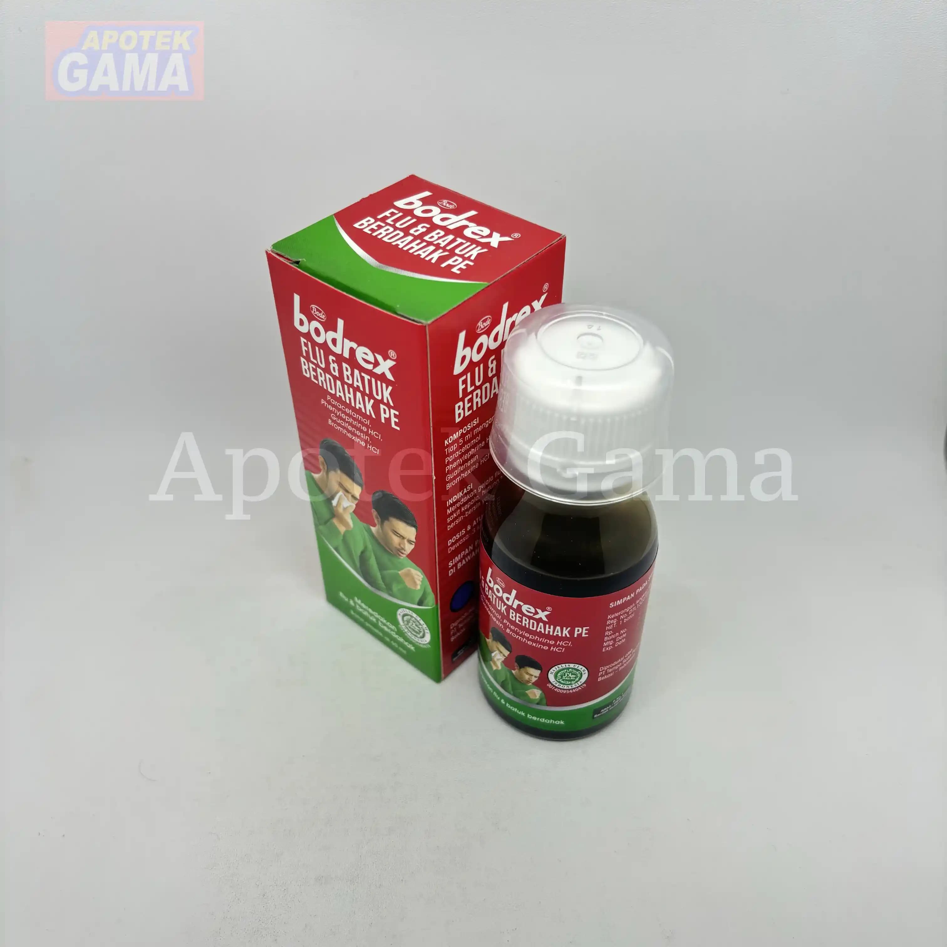 BODREX FLU & BATUK BERDAHAK PE SYR 60ML 3