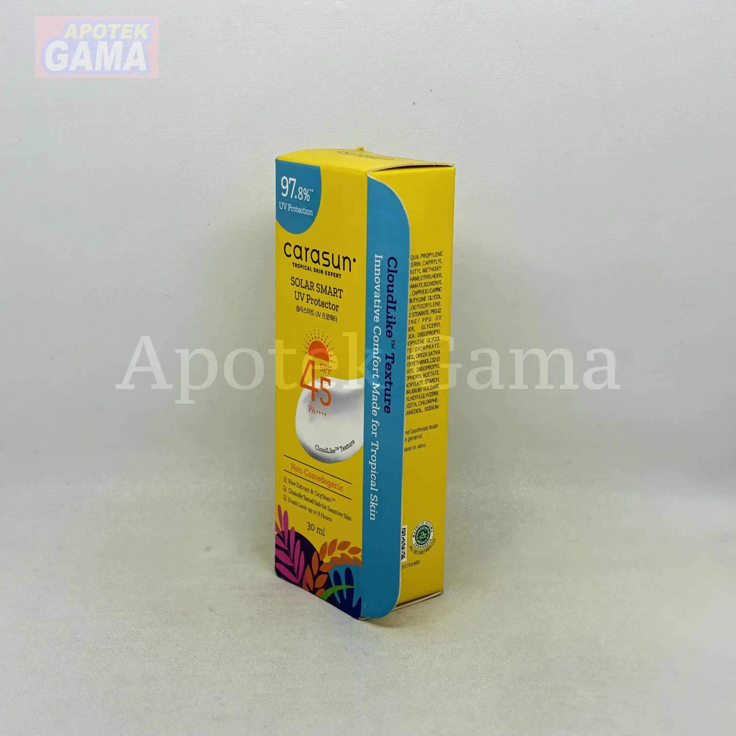 CARASUN SOLAR SMART UV PROTECTOR SPF45 30ML 4