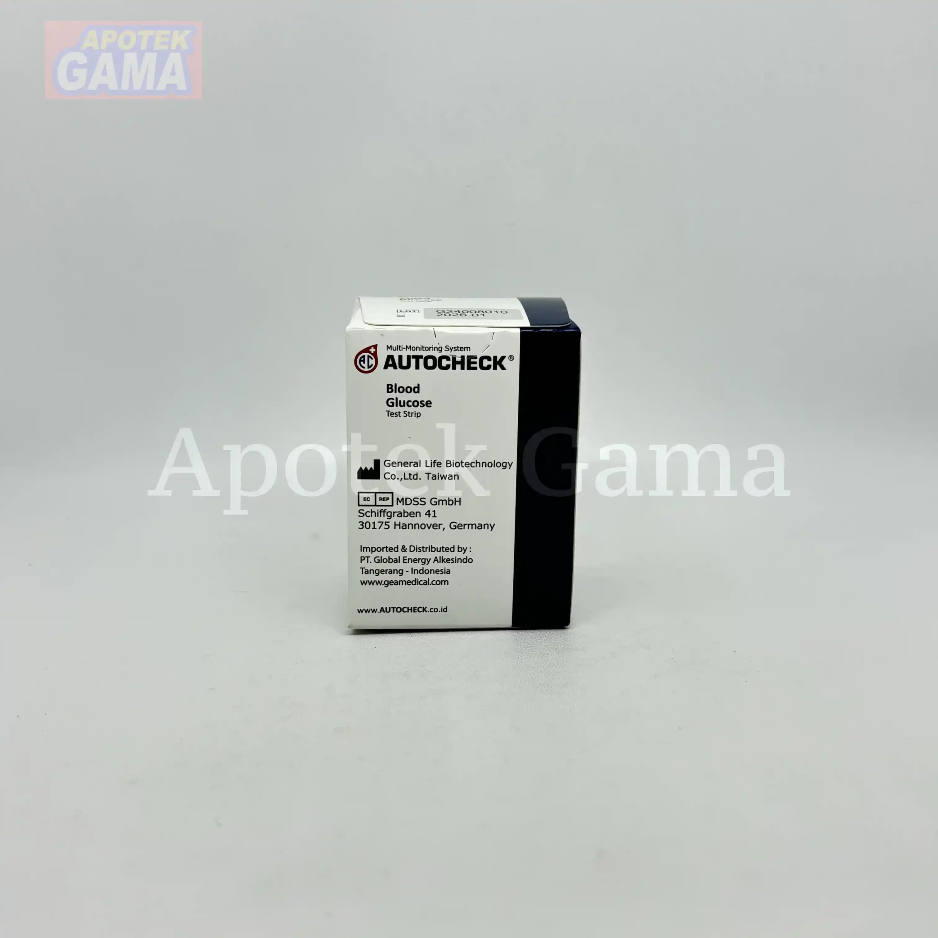 AUTOCHECK BLOOD GLUCOSE / 25 6