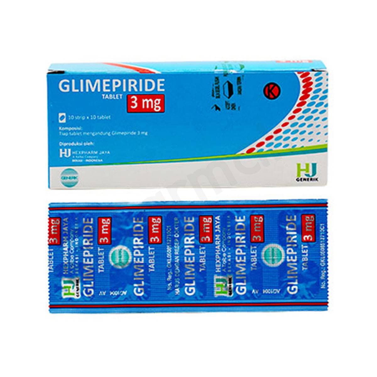 GLIMEPIRID 3 MG HJ