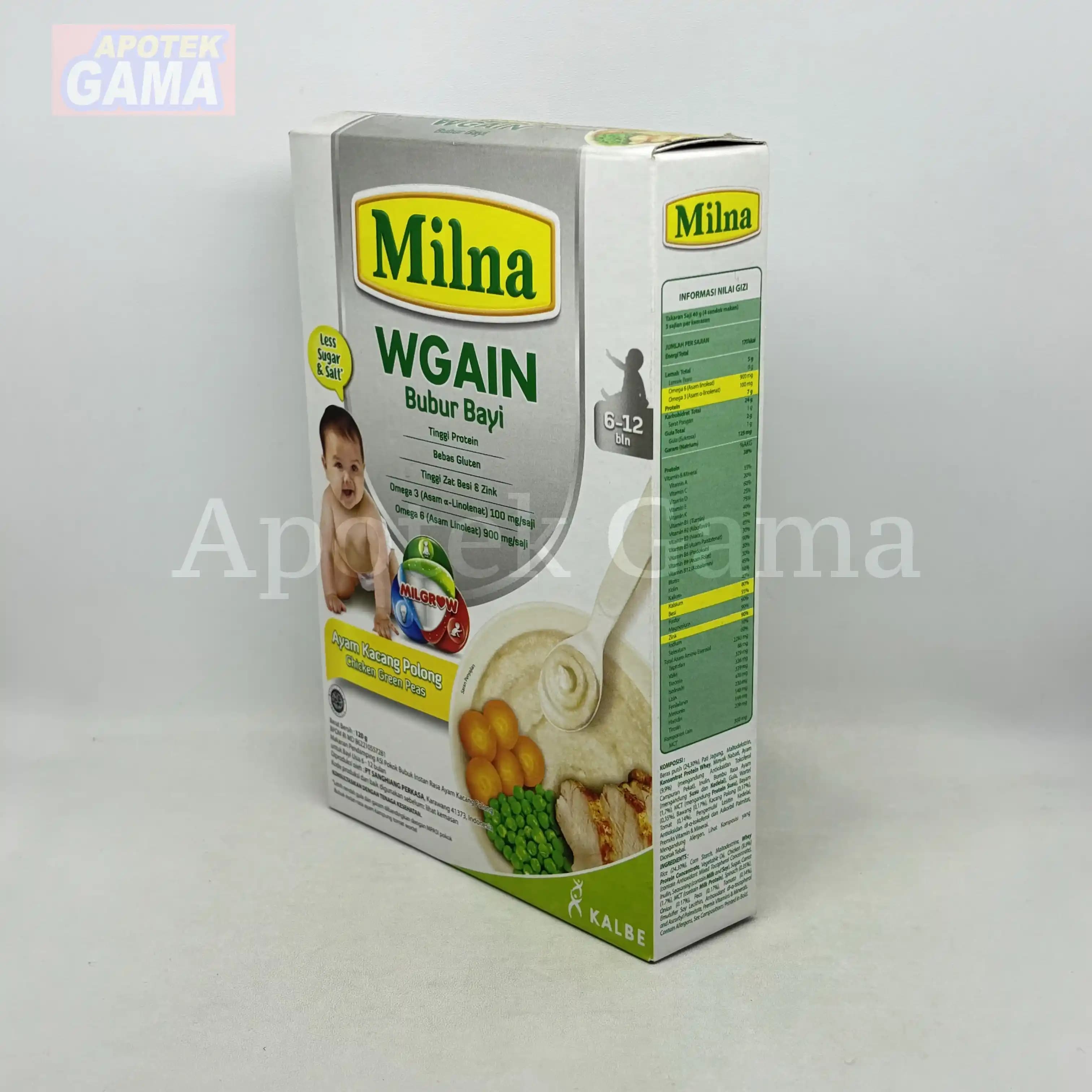 MILNA WGAIN 6+ AYAM KACANG POLONG 120 GR 5