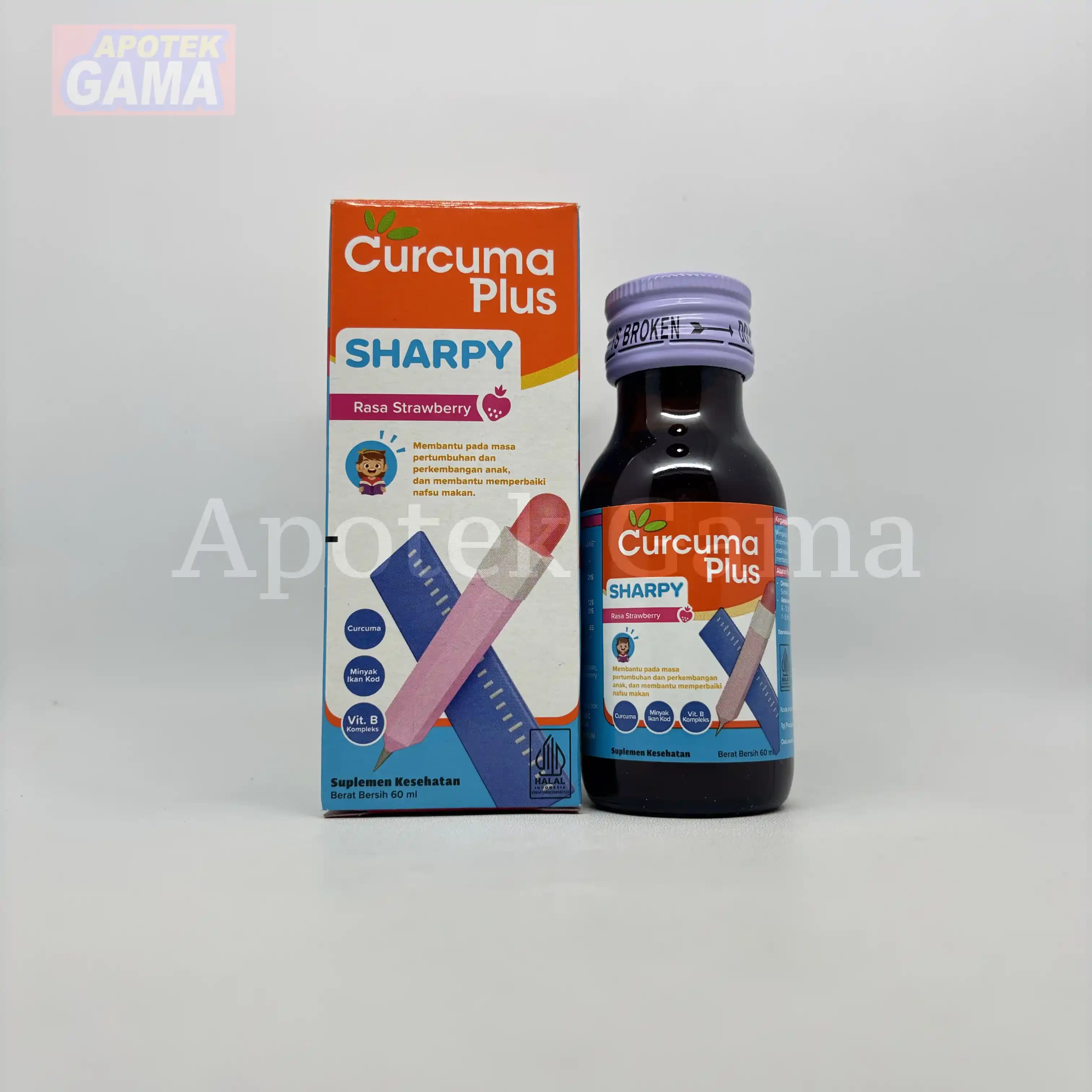 CURCUMA SHARPY STRAWBERRY 60ML 3