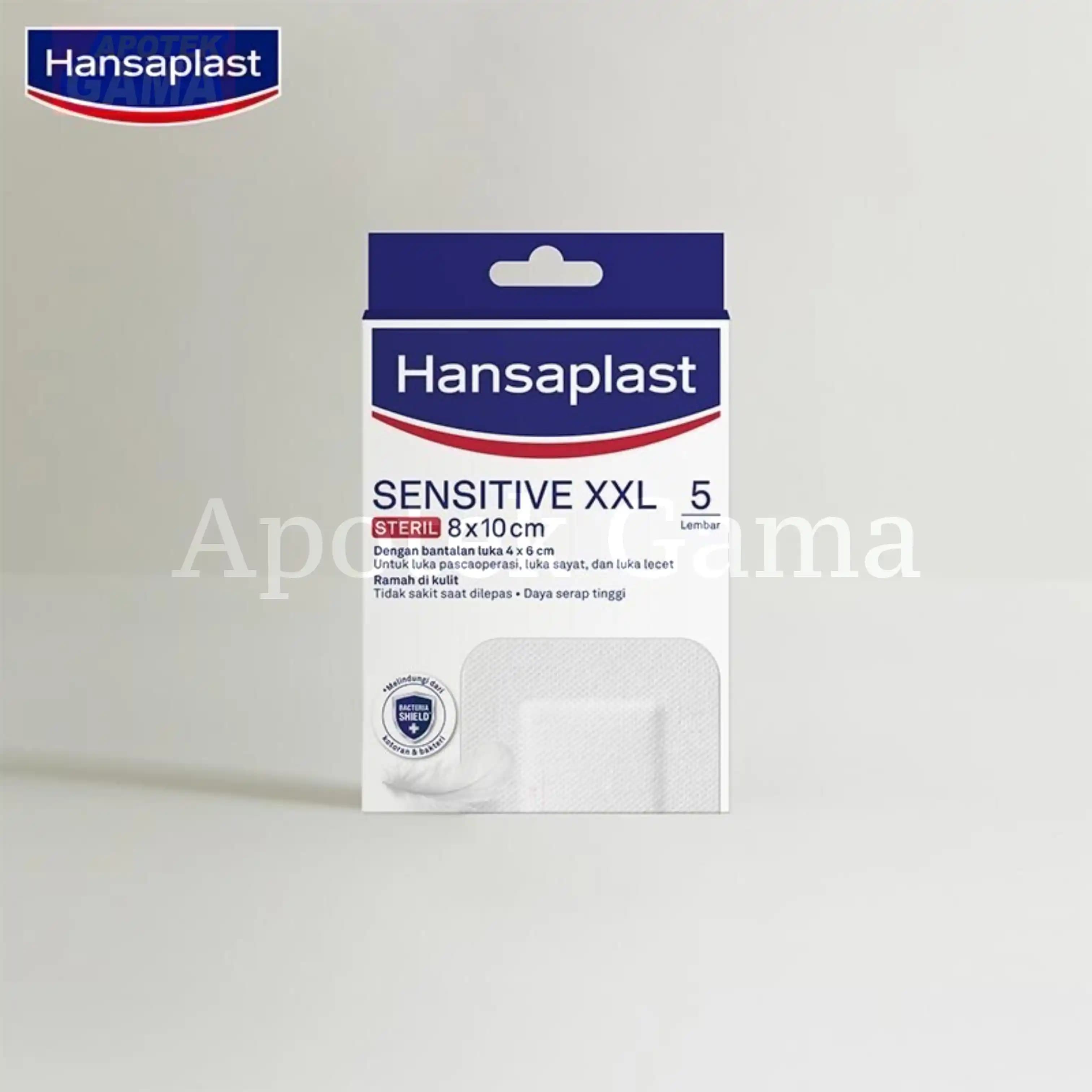HANSAPLAST SENSITIVE STERIL XXL 8X10CM 5PCS