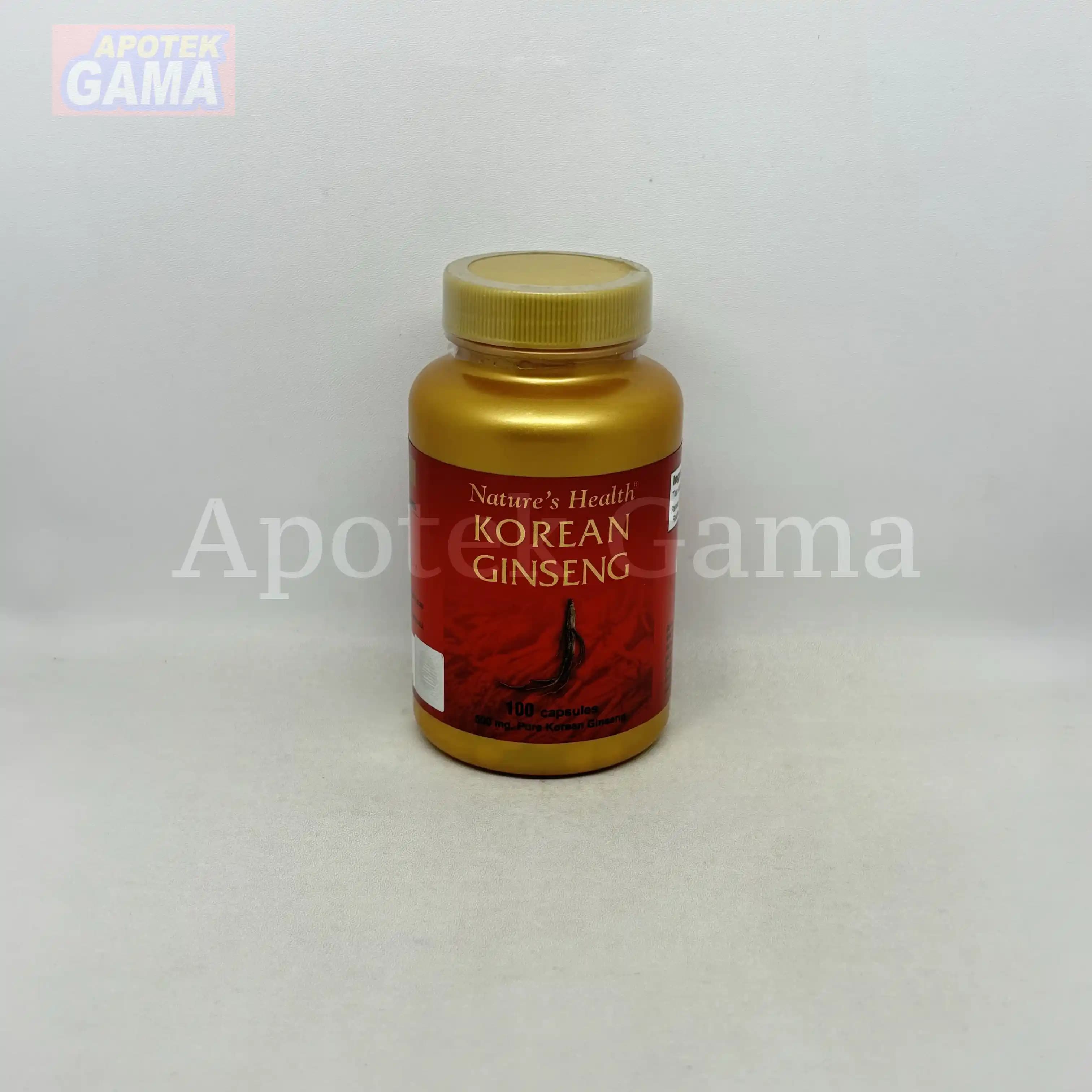 NATURES HEALTH KOREAN GINSENG 100S 2