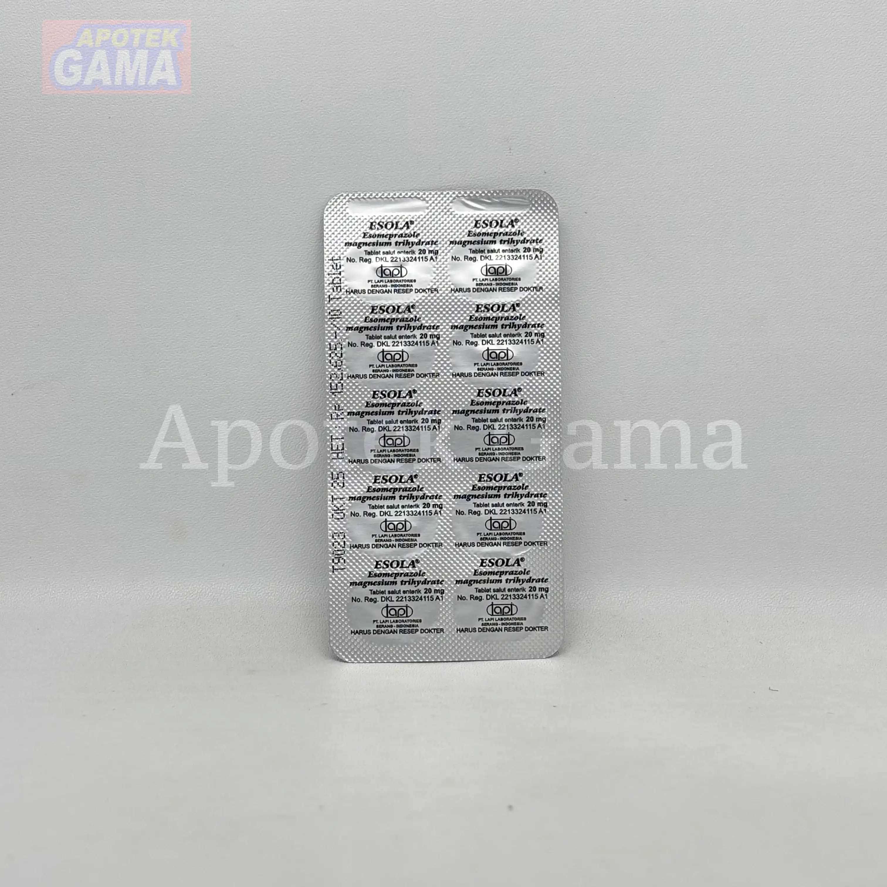 ESOLA TAB 2O MG 5