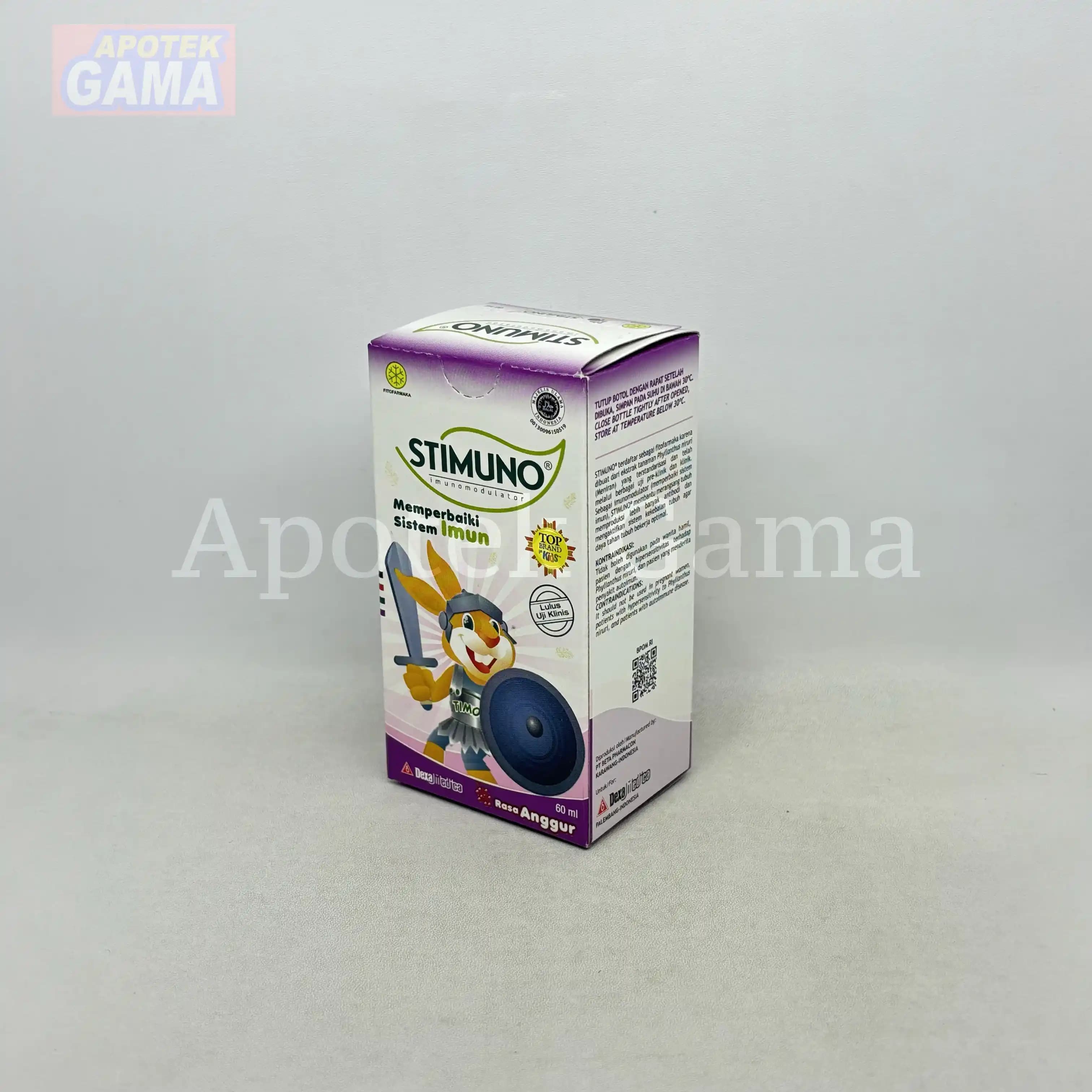 STIMUNO SYR GRAPE 60ML 5