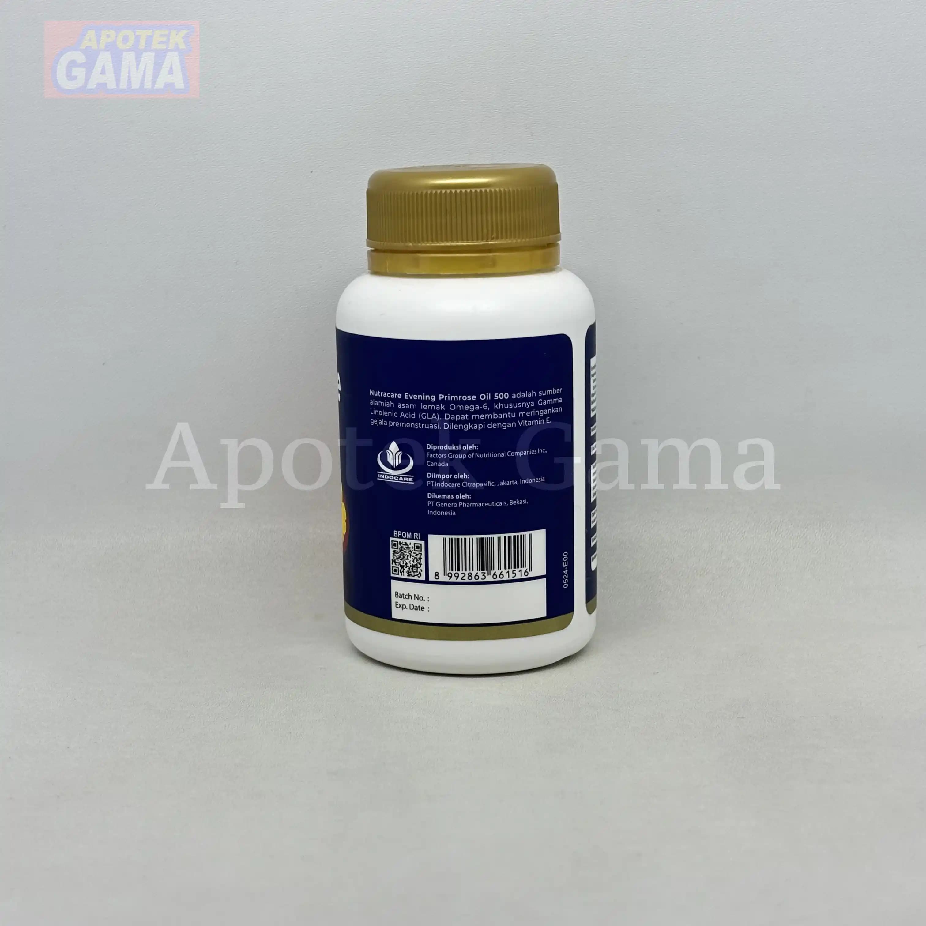 NUTRACARE EVENING PRIMOSE OIL 500 30S 4