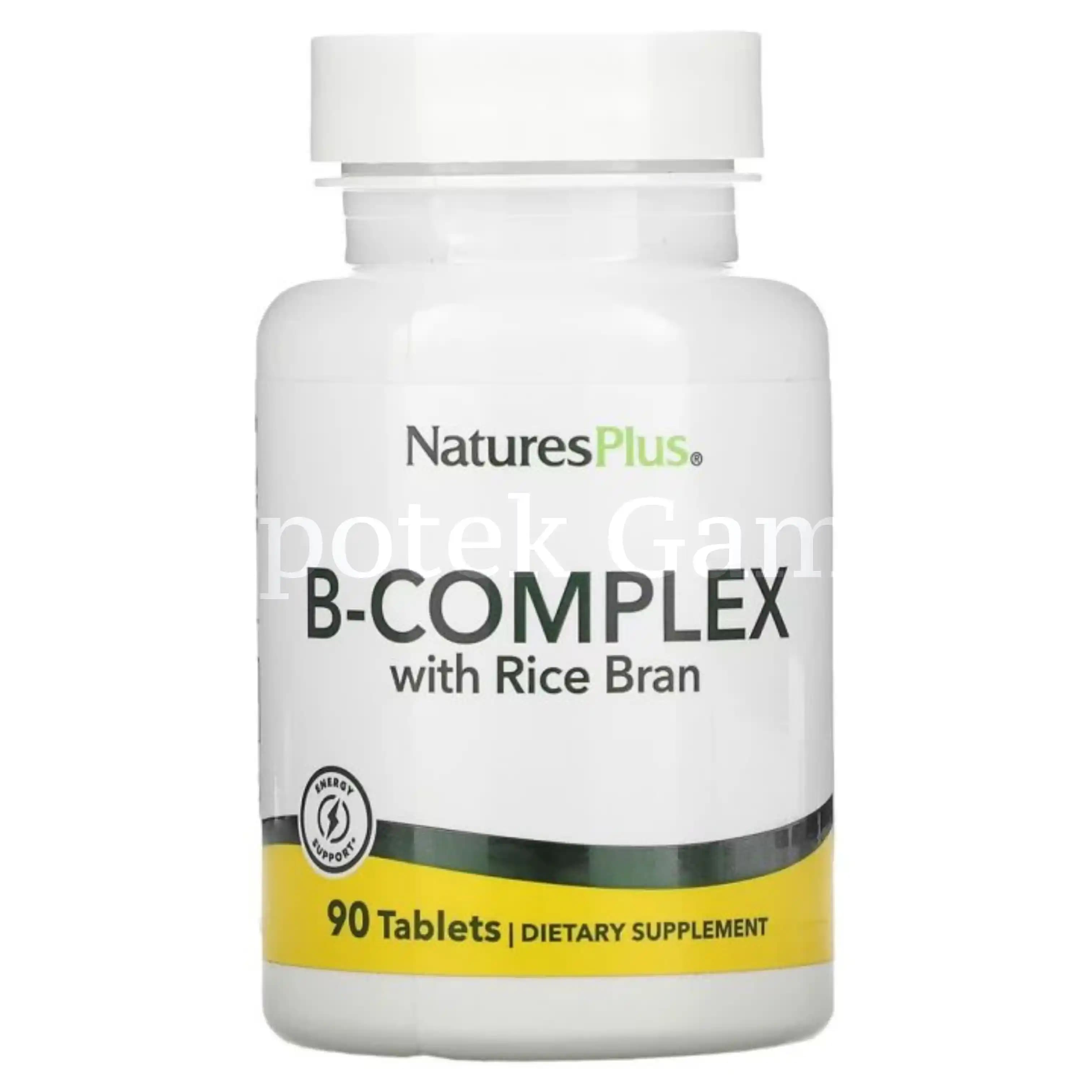 NATURES PLUS B COMPLEX 60S 3