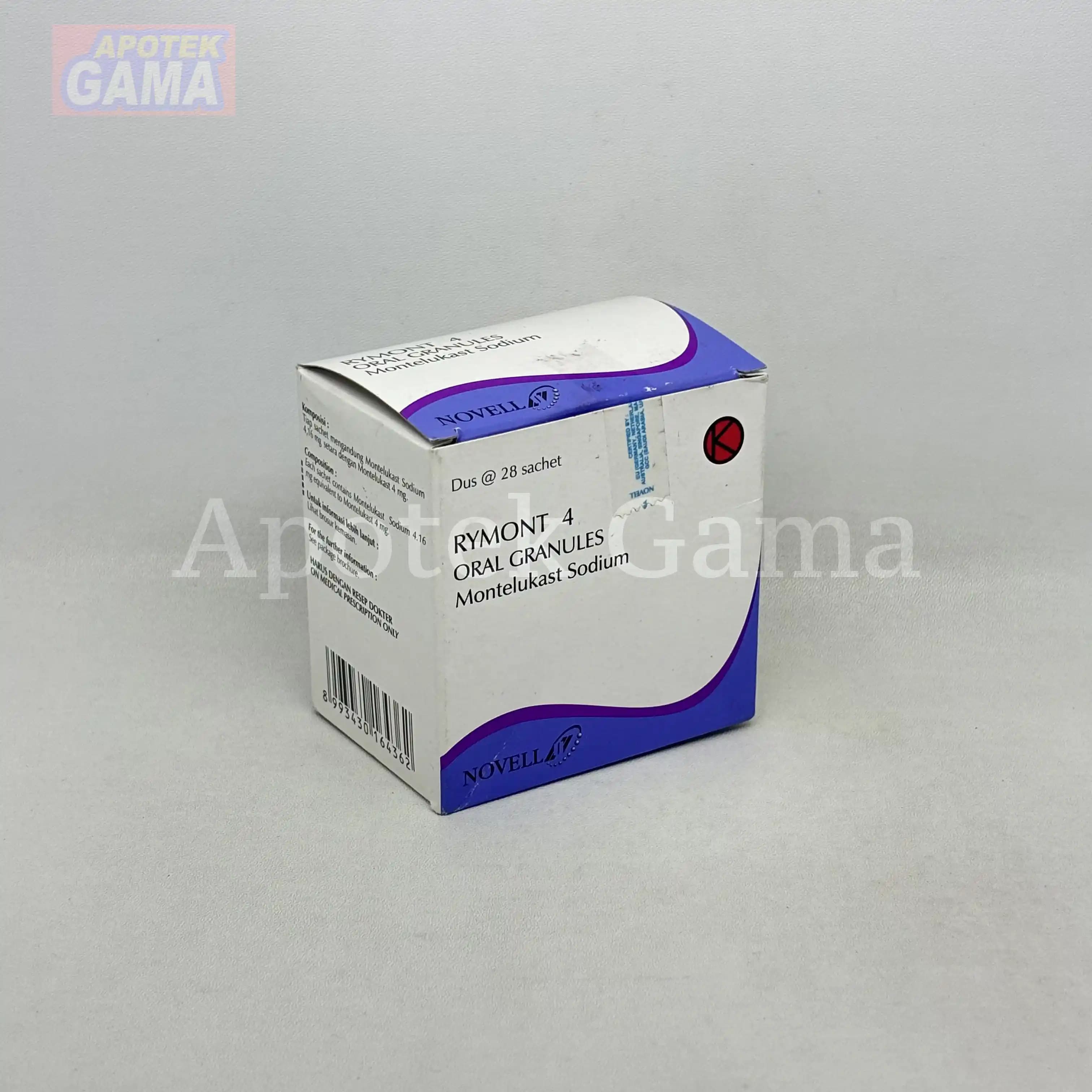 RYMONT 4MG GRANULES 4