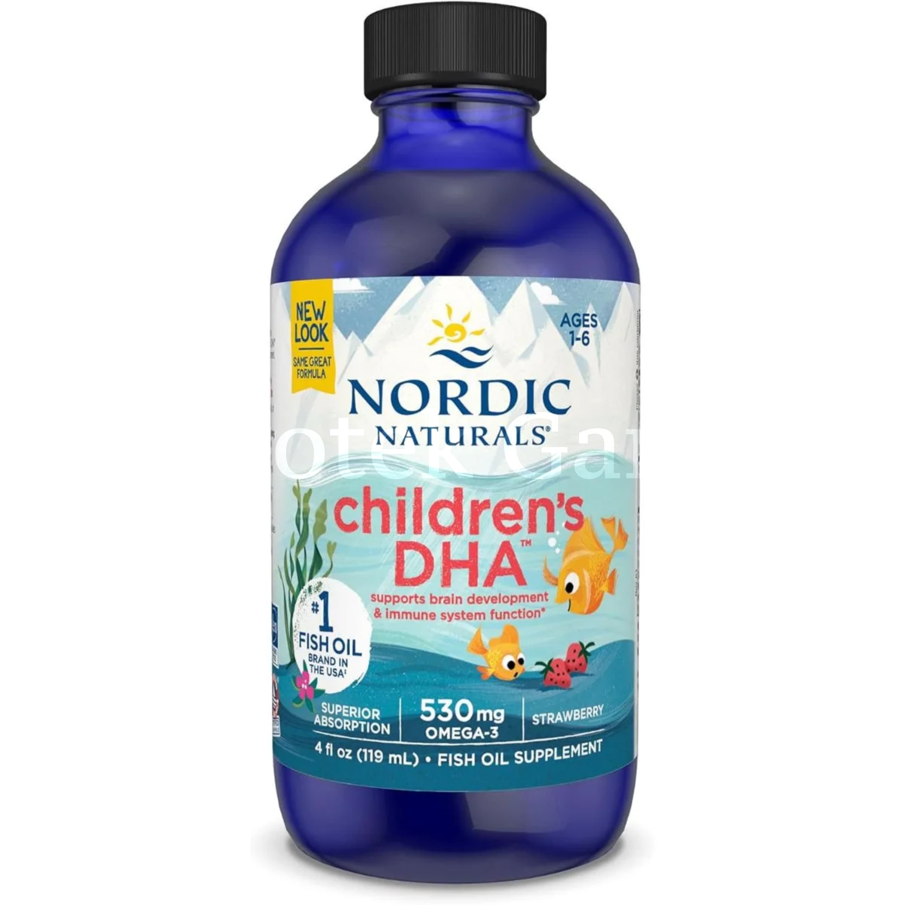 NORDIC NATURALS CHILDRENS DHA STRAW 119ML