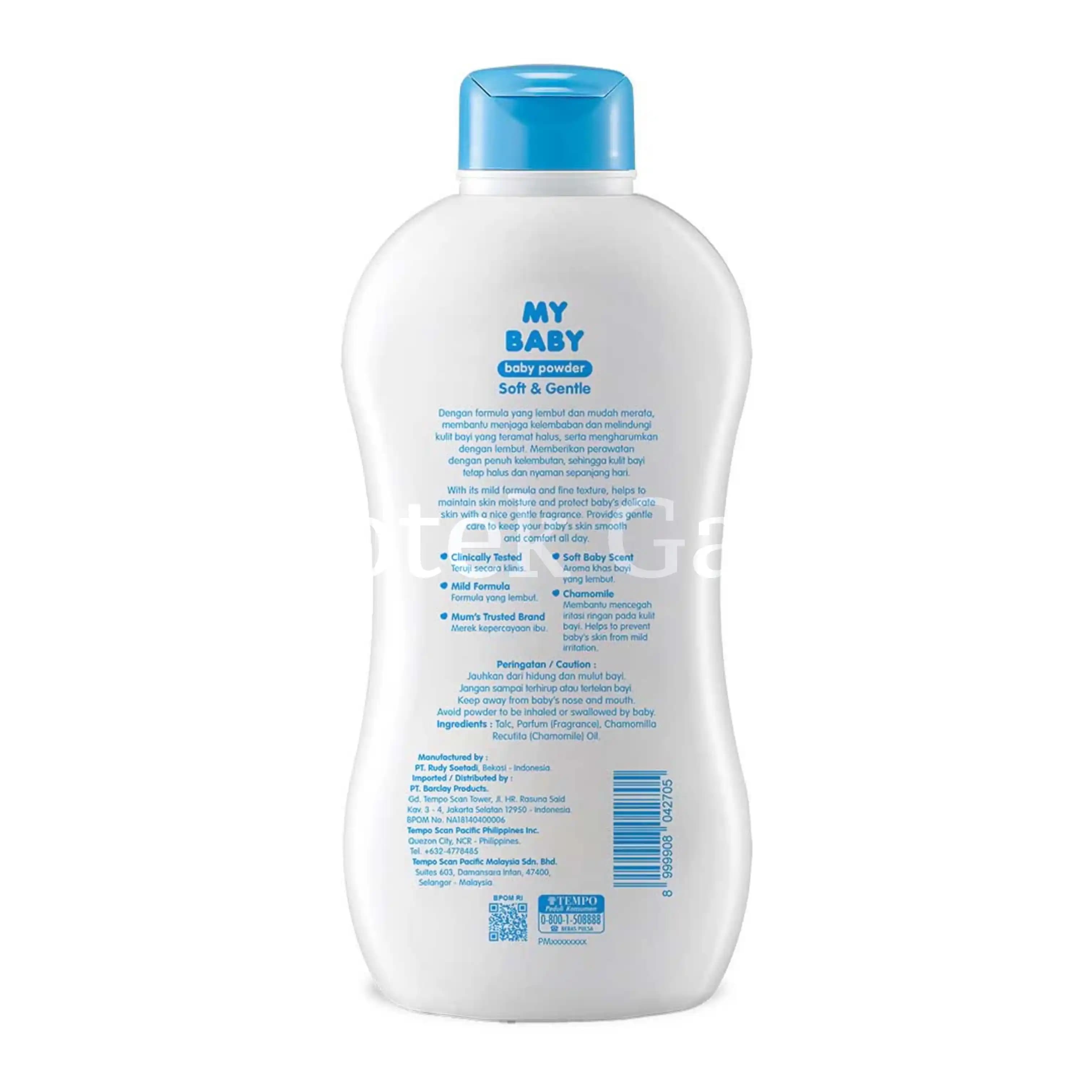 MY BABY POWDER SOFT & GENTLE 250 G 2