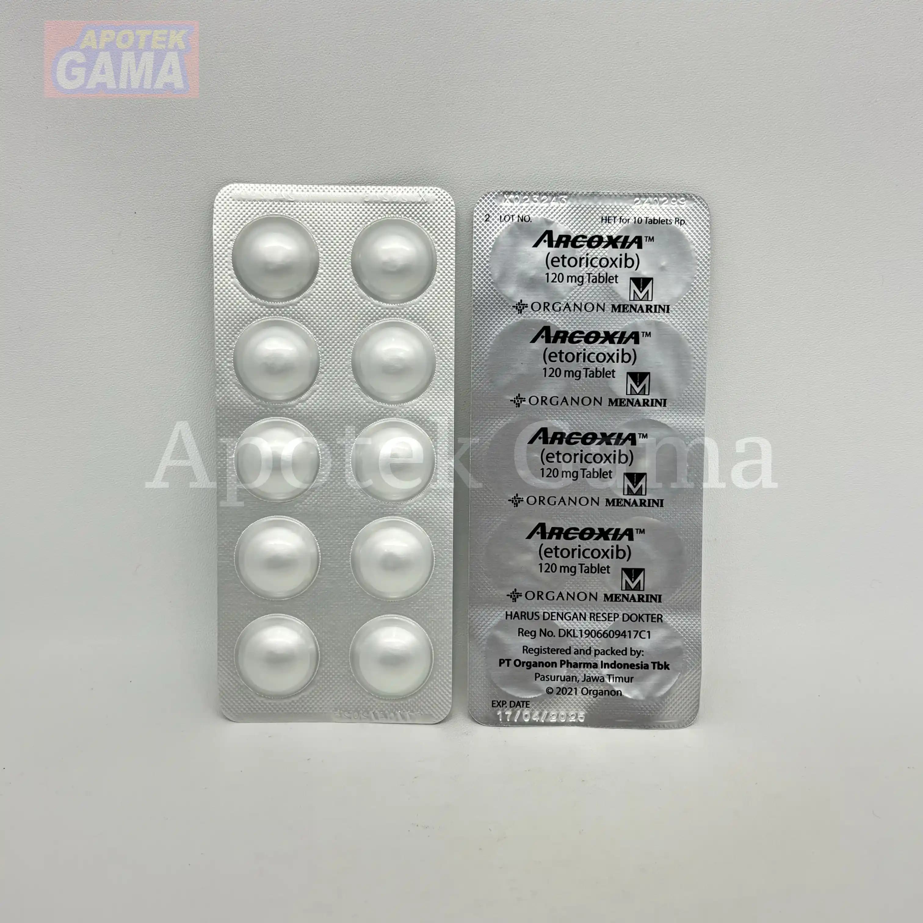 ARCOXIA TAB 120 MG  4