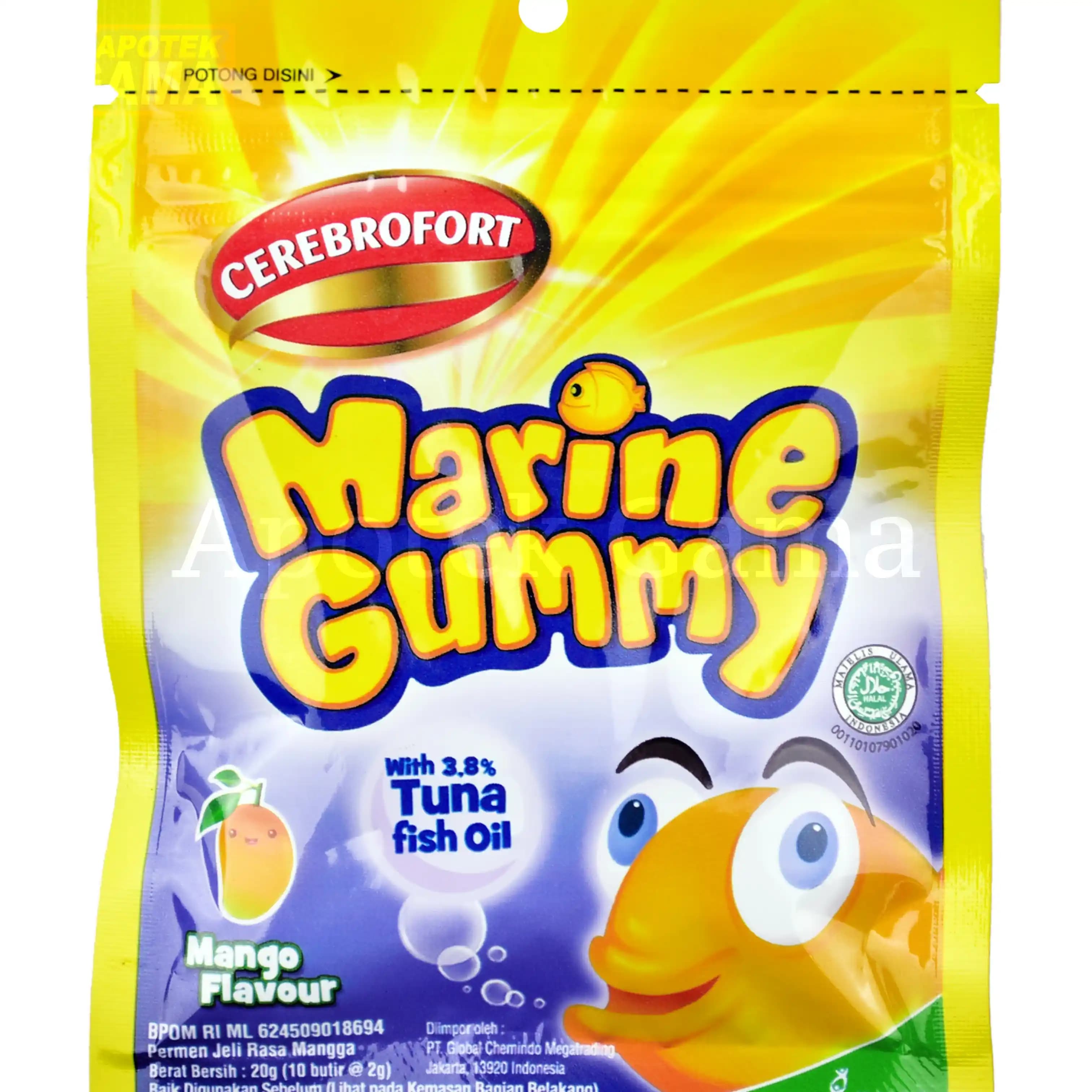 CEREBROFORT MARINE GUMMY MANGGA SACHET
