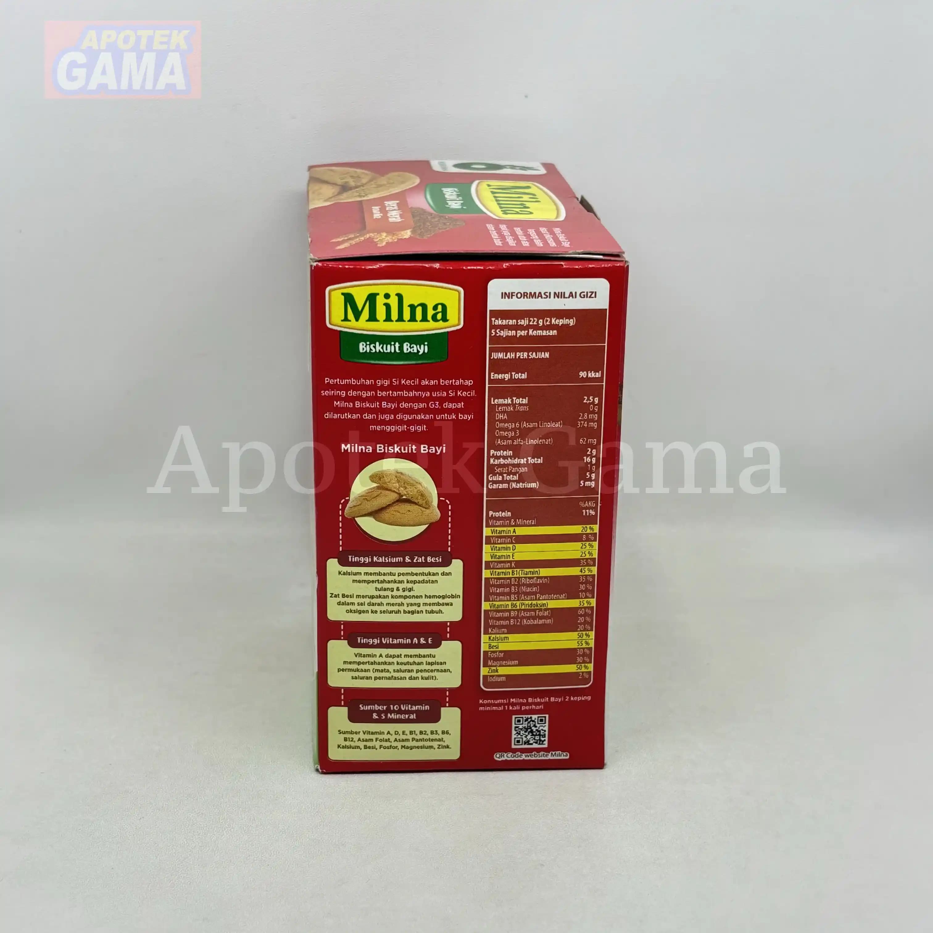 MILNA BISKUIT BAYI 6+ BERAS MERAH 130 GR 5