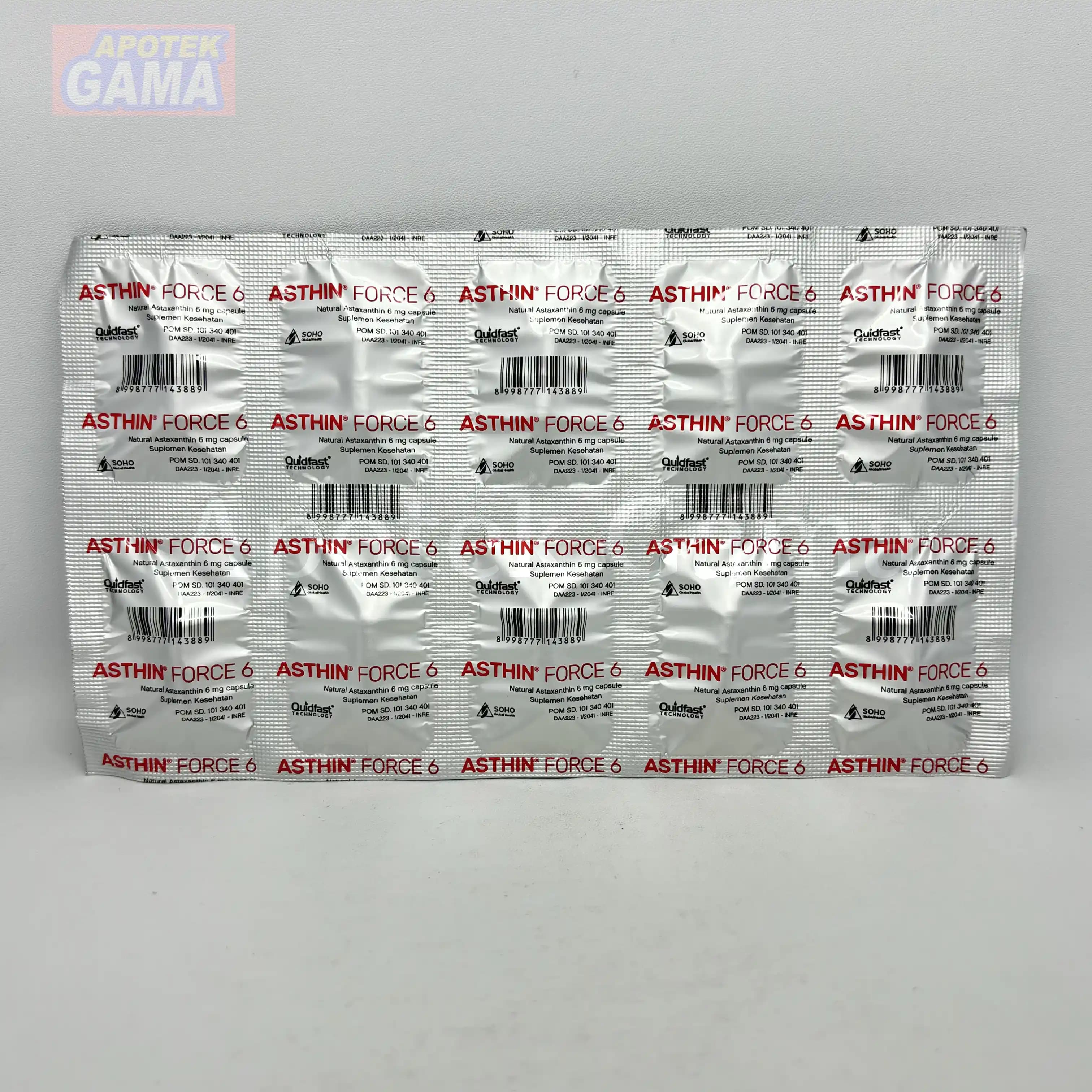 ASTHIN FORCE 6 MG 5