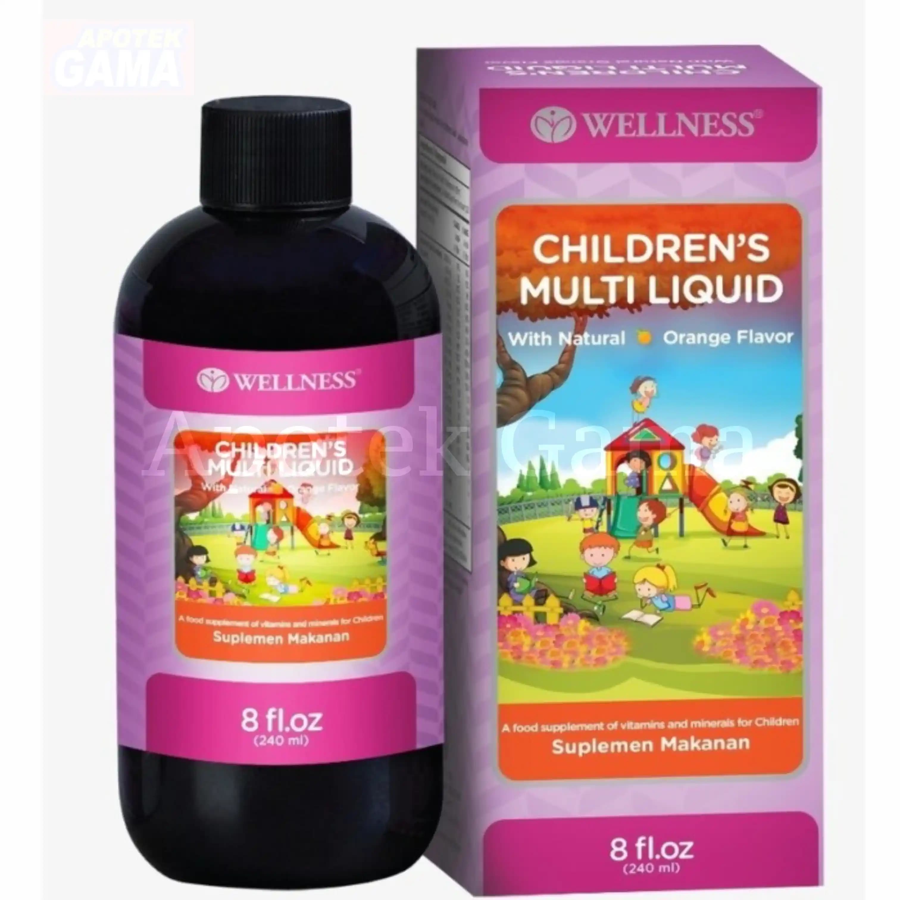 WELLNESS CHILDREN MULTI LIQUID 240ML