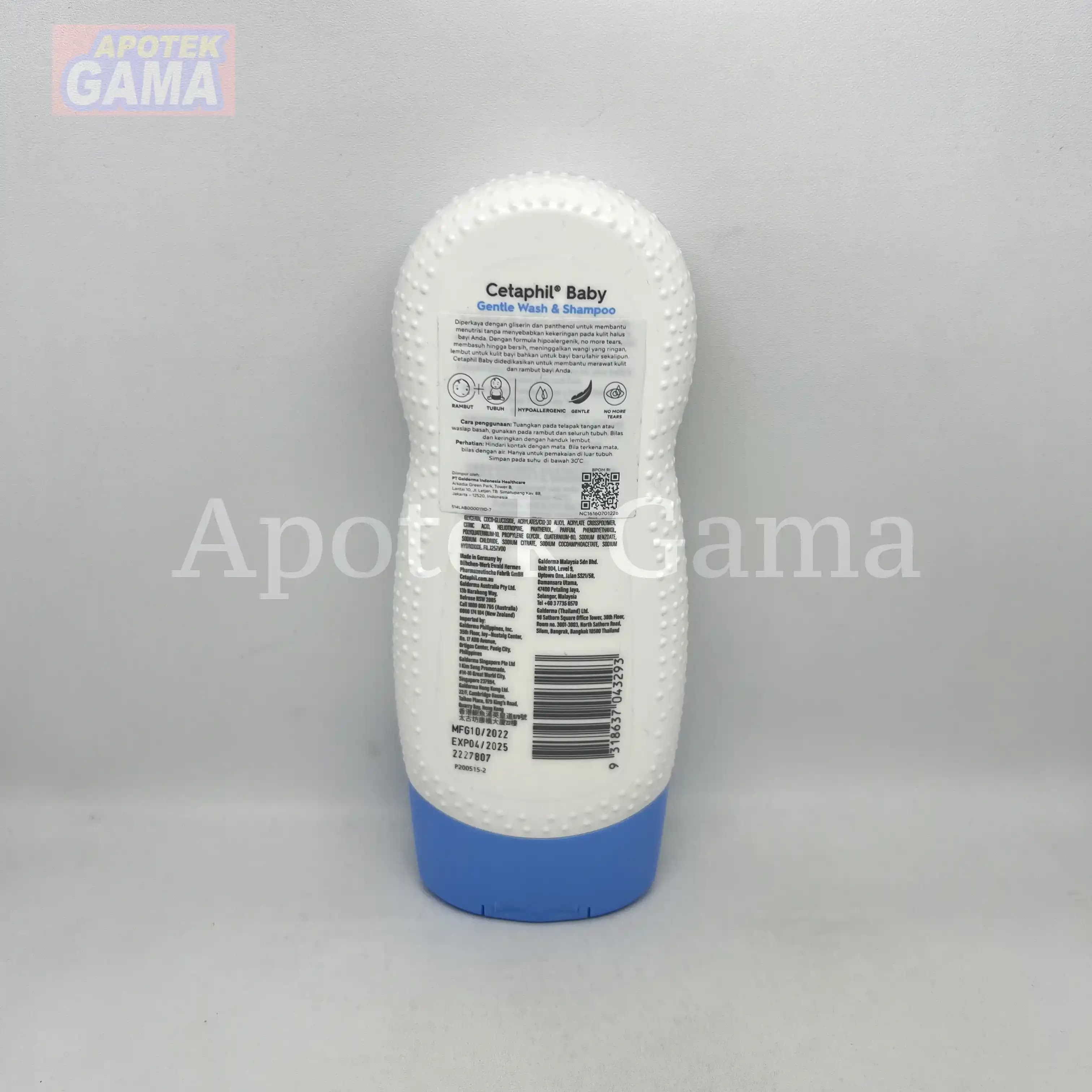 CETAPHIL BABY GENTLE WASH & SHAMPOO 230ML