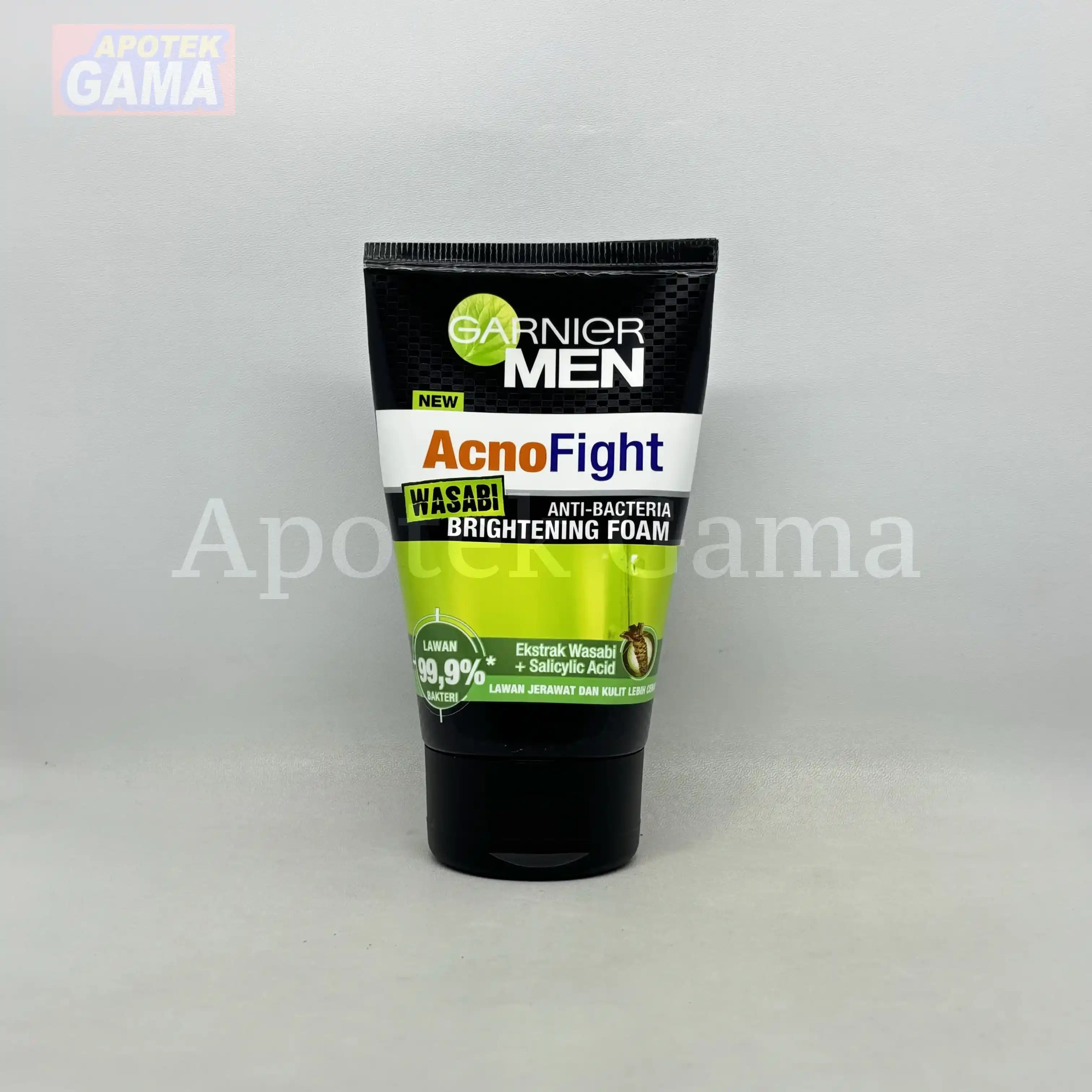 GARNIER MEN ACNO FIGHT WASABI FOAM 100 ML 4