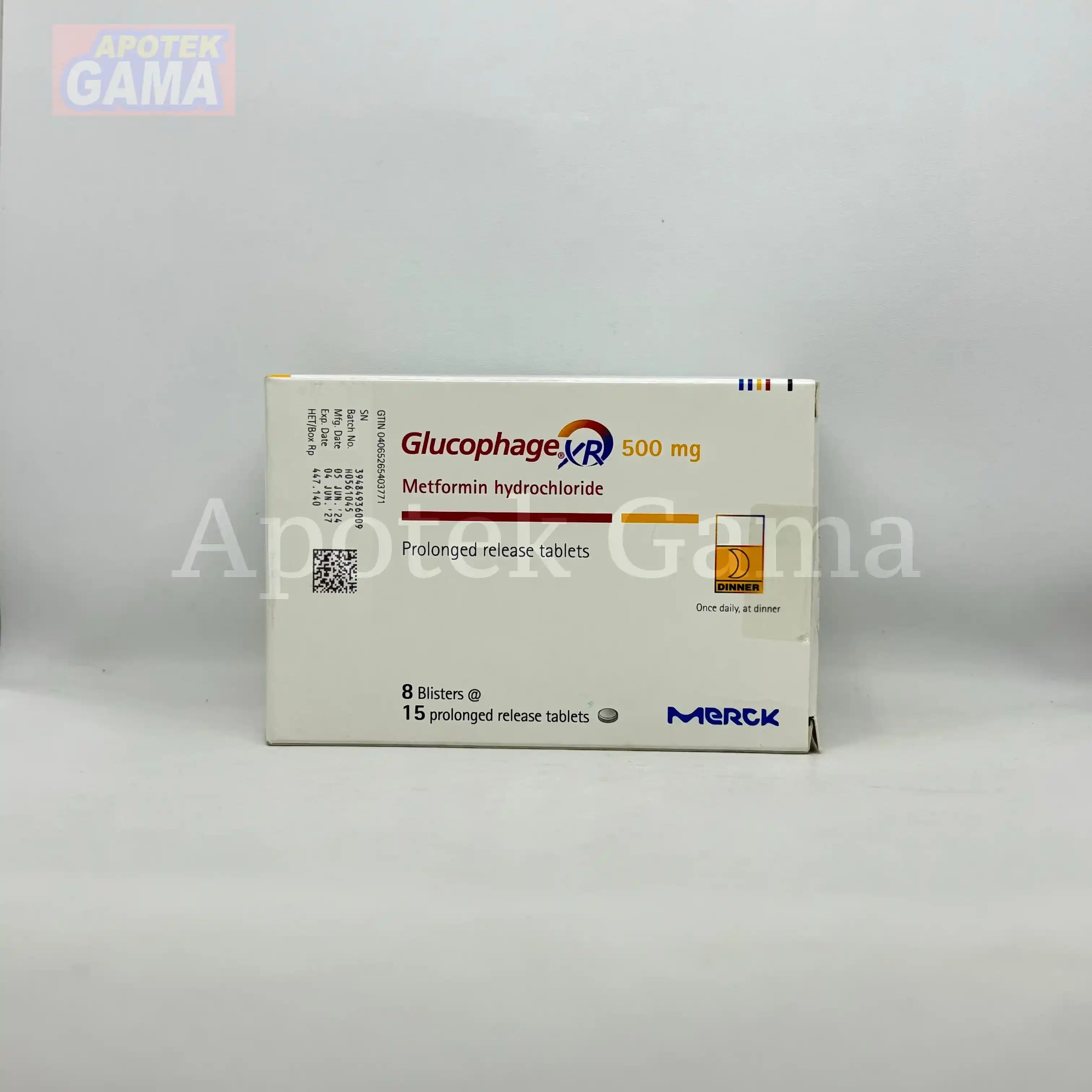 GLUCOPHAGE-XR 500/120 3