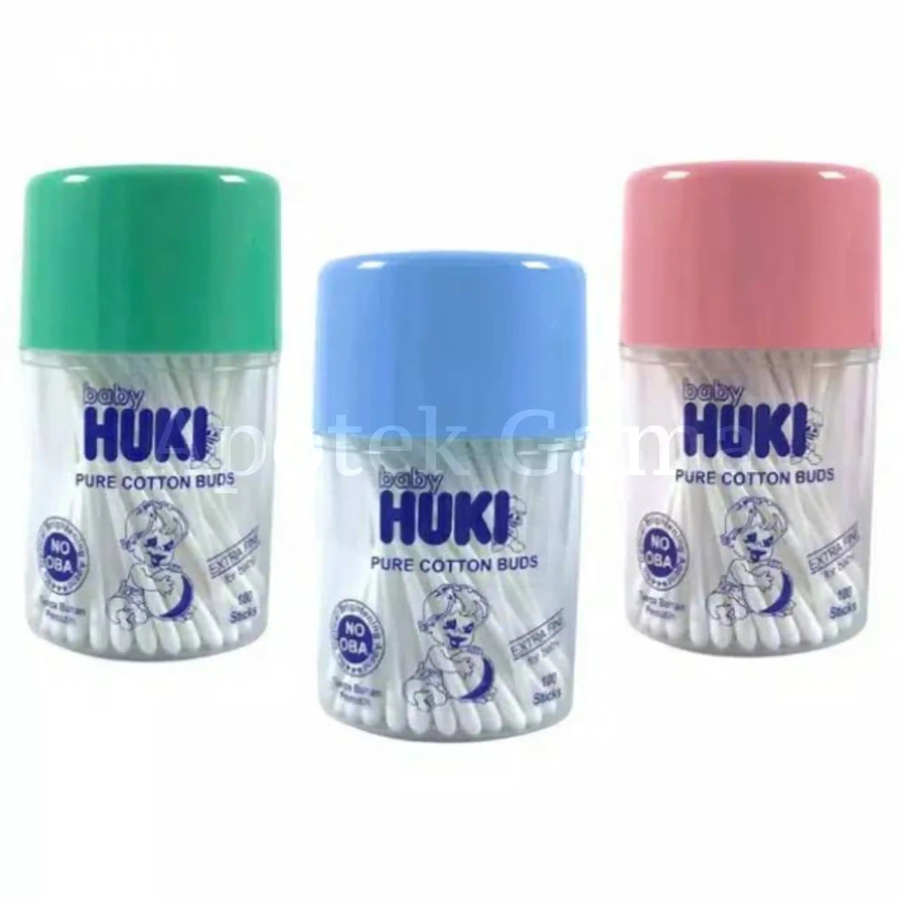 HUKI COTTON BUDS ADULT POT 100S CI 0012 2
