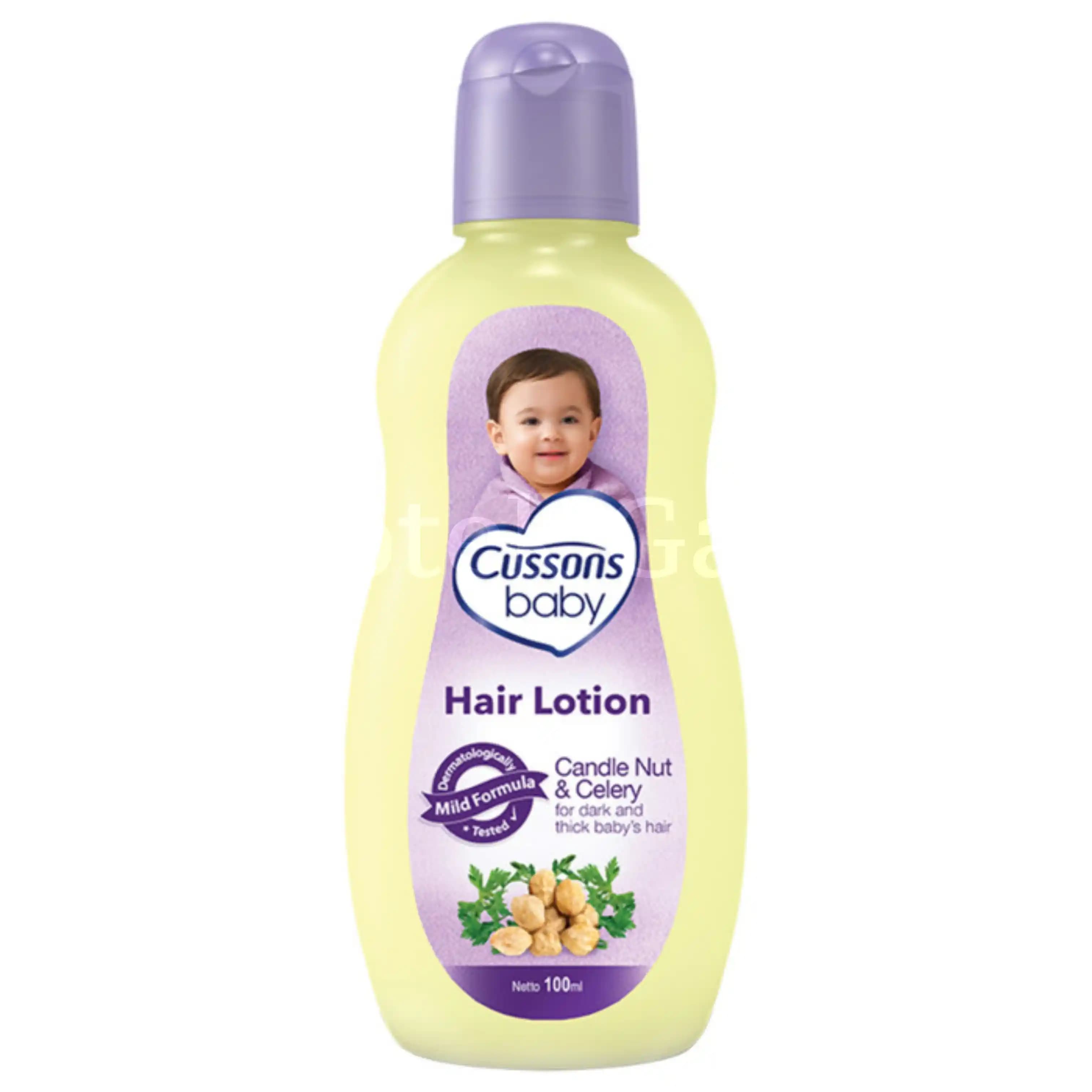 CUSSONS BABY HAIR LOTION CANDLE NUT & CELERY 100 ML