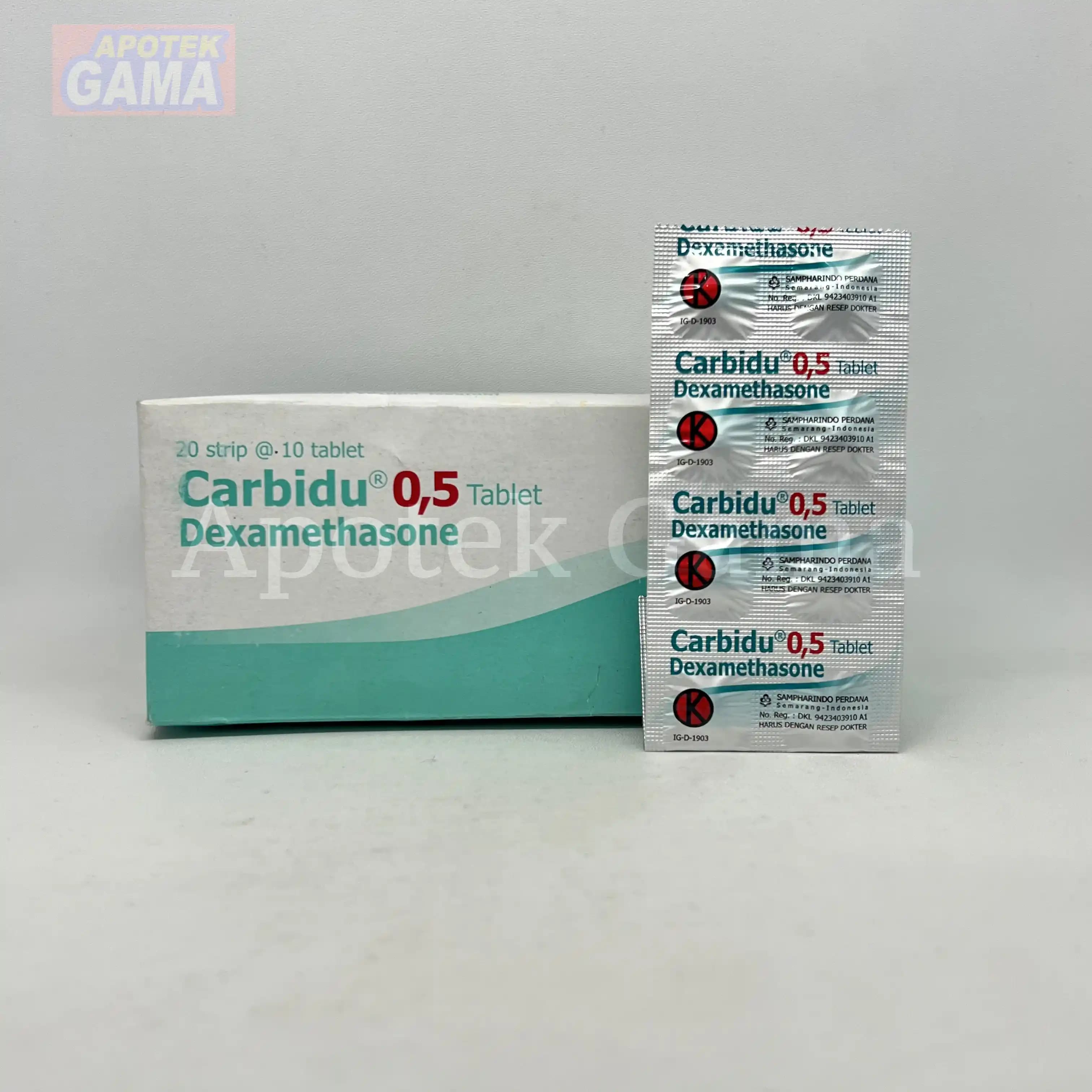 CARBIDU 0.5 TAB/200 2