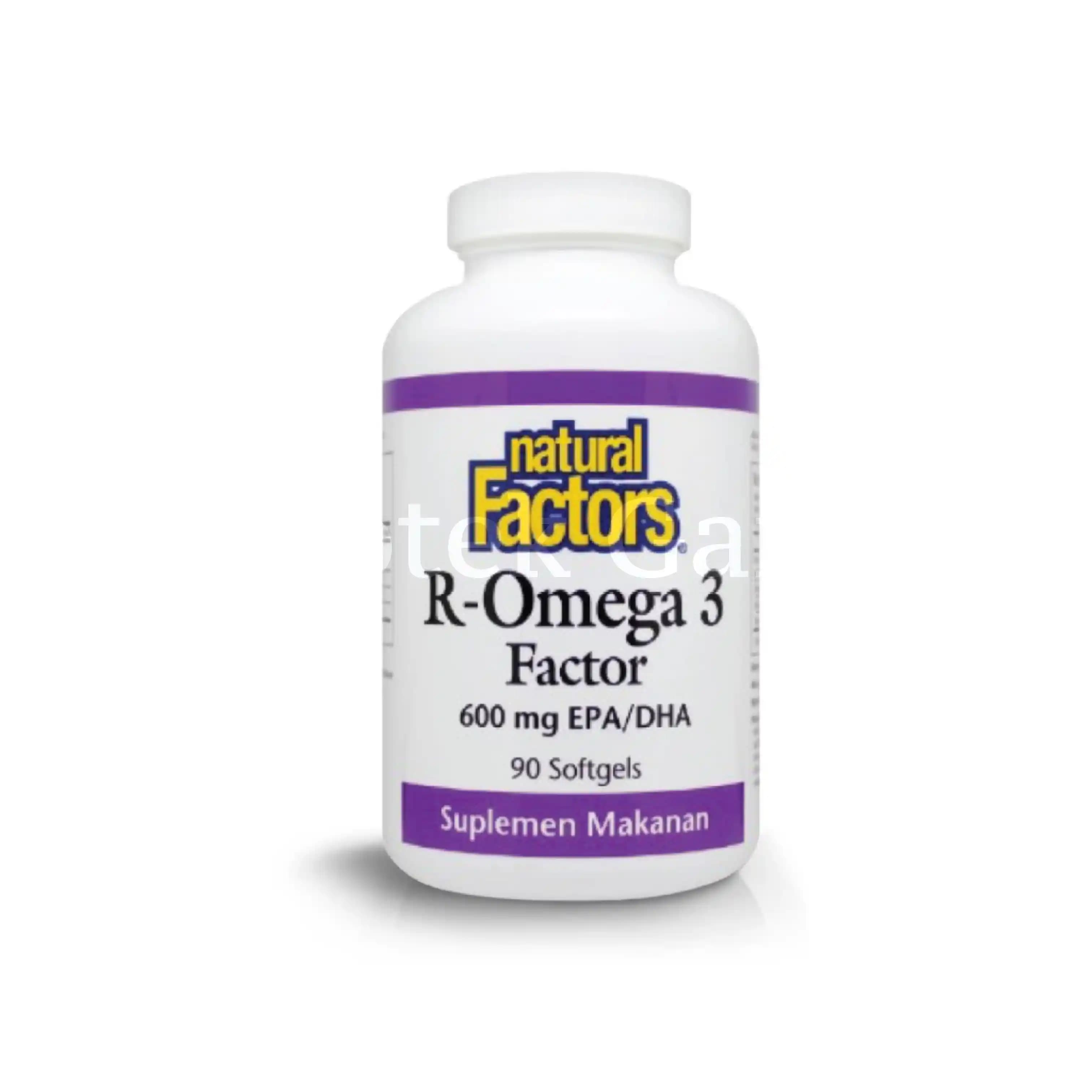 NATURAL FACTORS R-OMEGA 3 600MG EPA/DHA