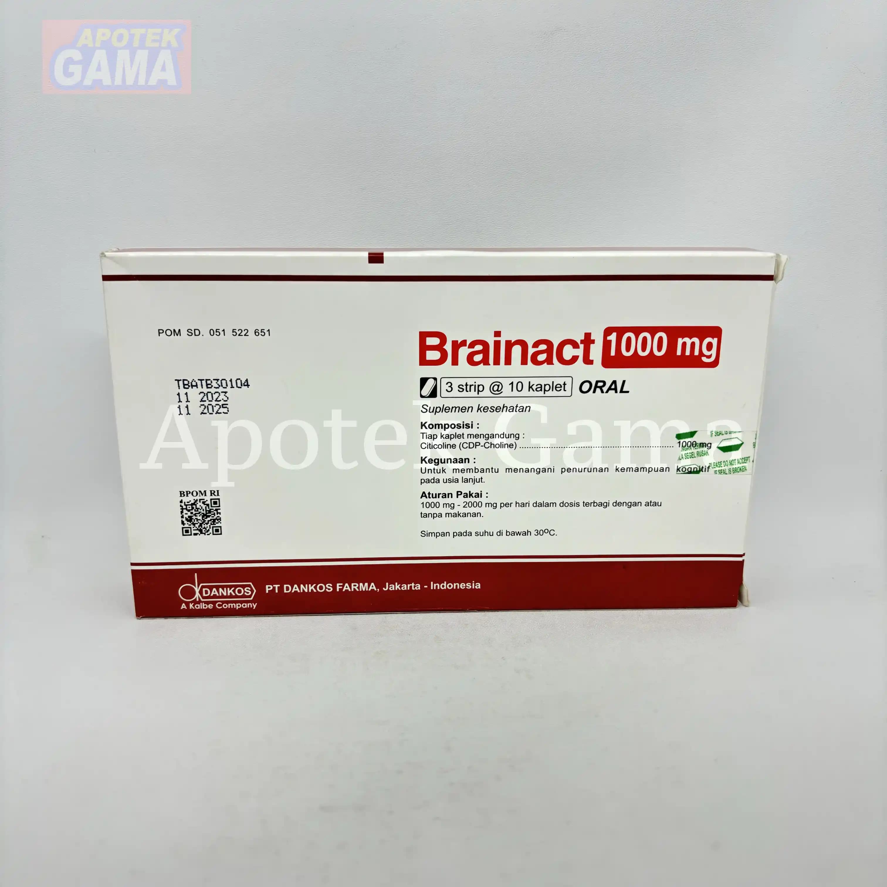 BRAINACT ORAL 1 GR 1000 MG 3