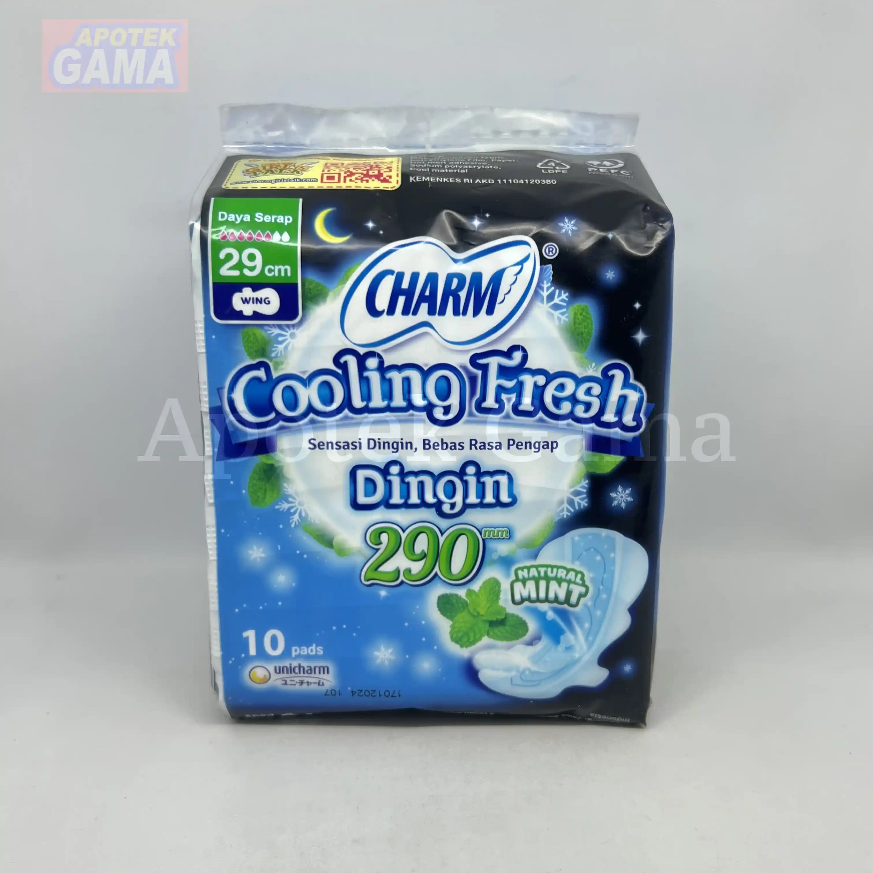 CHARM SOFTEX COOLING FRESH 29 CM ISI 10 5