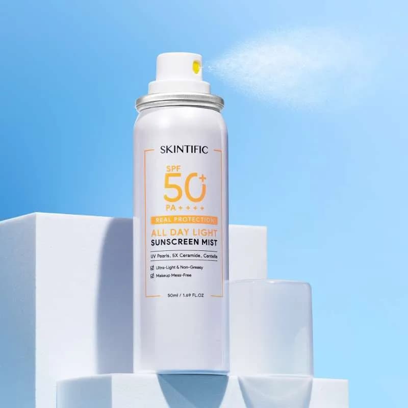 SKINTIFIC ALL DAY LIGHT SUNSCREEN MIST 120ML 2