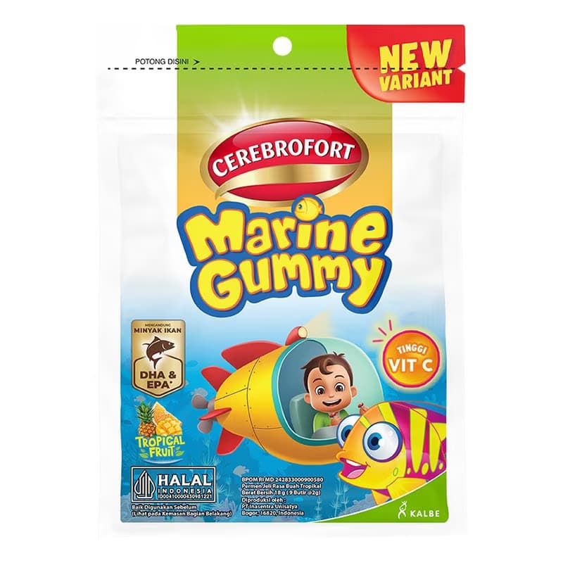 CEREBROFORT MARINE GUMMY TROPICAL FRUITS